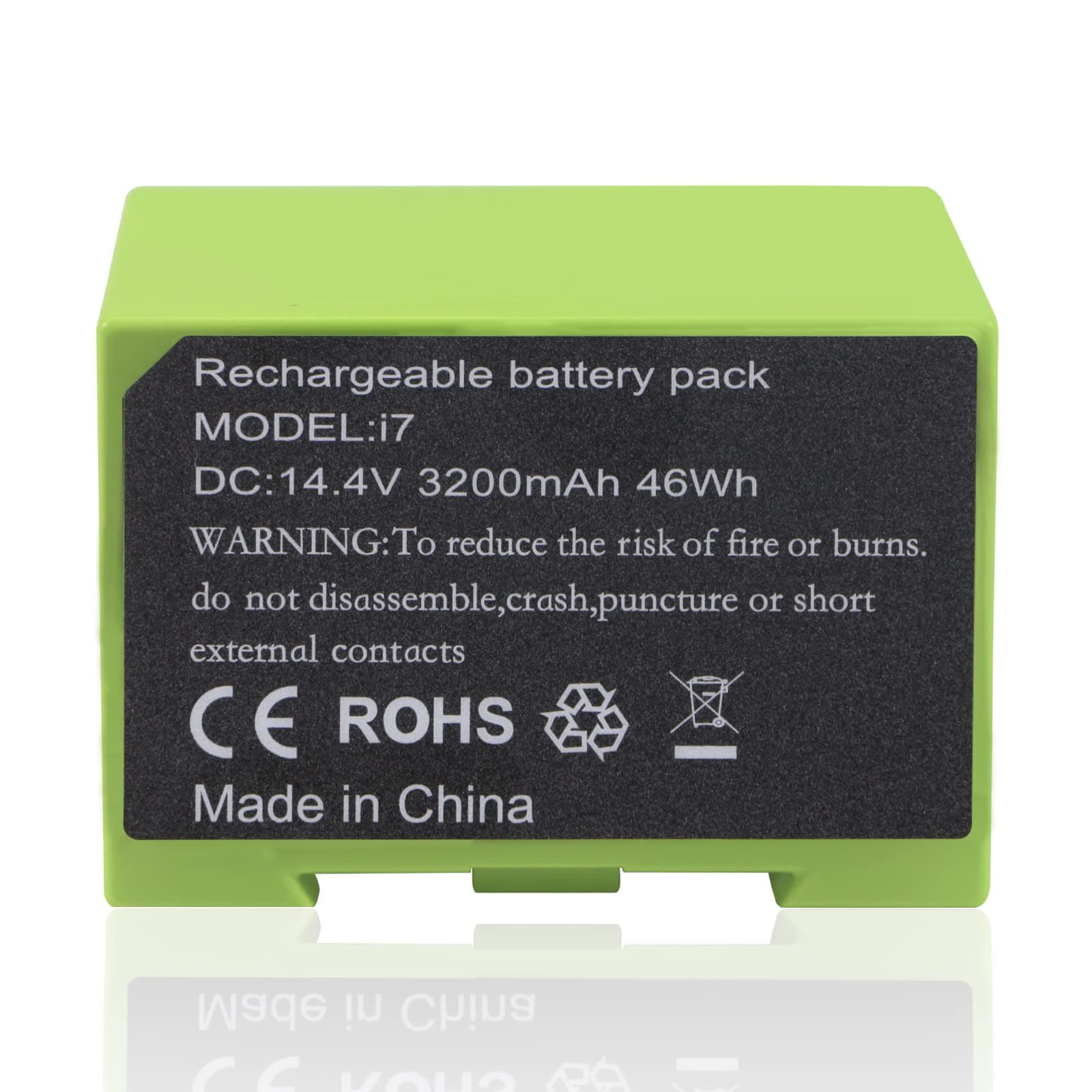 ANTIEE3200mAh i7 i3 i4 Battery Replacement for iRobot Roomba i7 i7+ 7150 7550 i7558 i3+ 3150 3550 3558 i4 i4+ 4150 4550 4552 E5150 E5152 E5154 E5158 E6 6198 ABL-D1 4624864 Vacuum Cleaner 46Wh