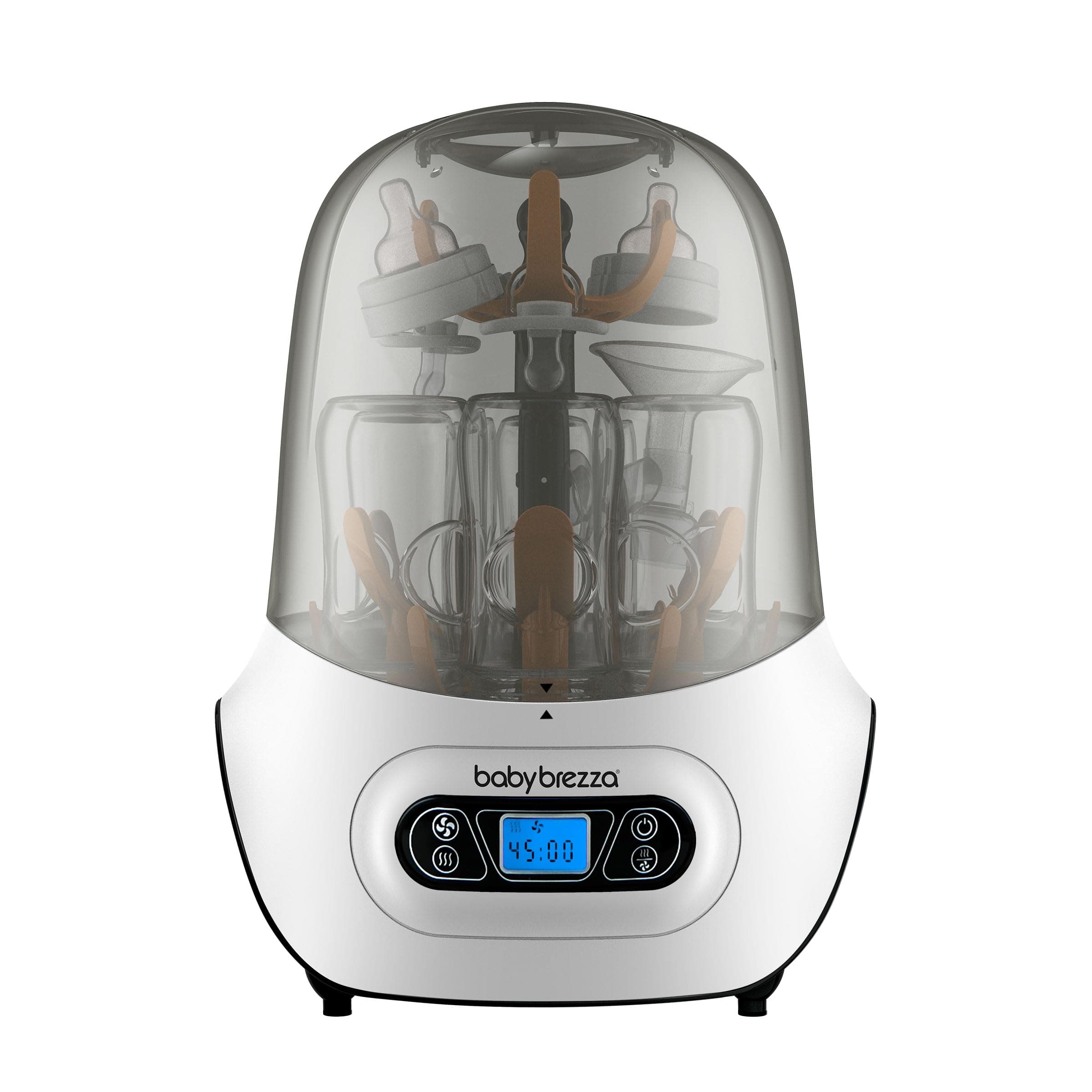 Baby Brezza Baby Bottle Sterilizer and Dryer Machine – Electric Steam Sterilization - Universal Fit - Pacifiers, Glass, Plastic, and Newborn Feeding Bottles