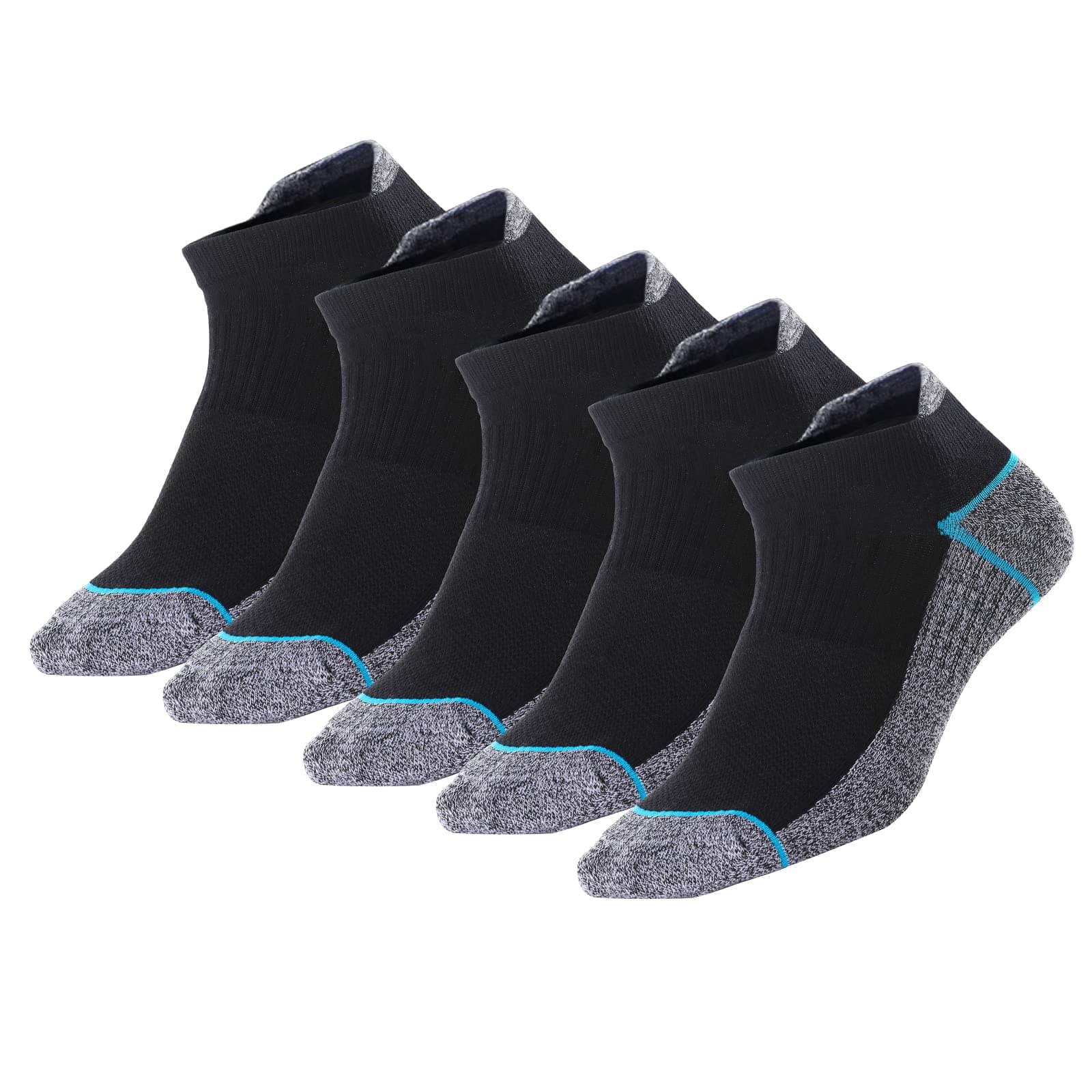 Copper Ankle Athletic Running Socks Moisture Wicking Odor Control for Sweaty Feet