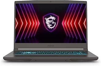 MSI Thin A15 AI 15.6” 144Hz FHD Gaming Laptop: AMD Ryzen R9-8945HS, NVIDIA Geforce RTX 4060, 16GB DDR5, 1TB NVMe SSD, WiFi 6E, Win 11: Black B8VF-270US