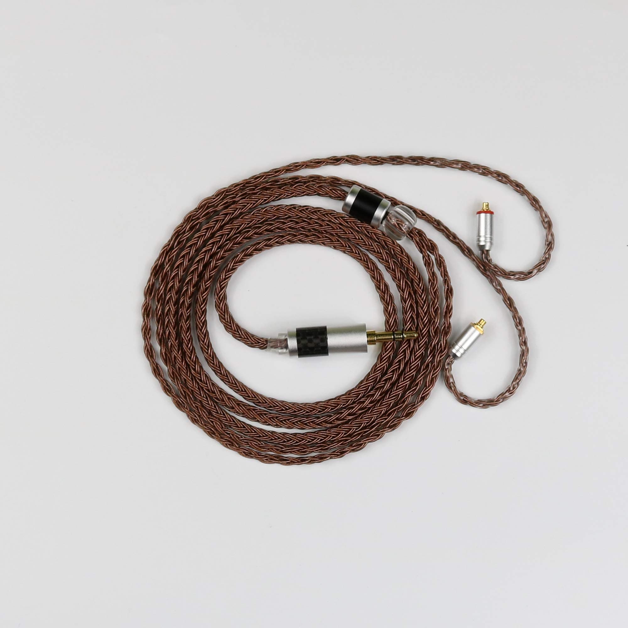 16 Core Silver Plated MMCX Replacement Cable, Senlee Upgrade Silver Plated Cable Detachable Earphone Cable 3.5MM Plug for SHURE SE215 SE846 SE425 TIN Audio T2 UE900 Earphones(3.5MM Plug, MMCX)