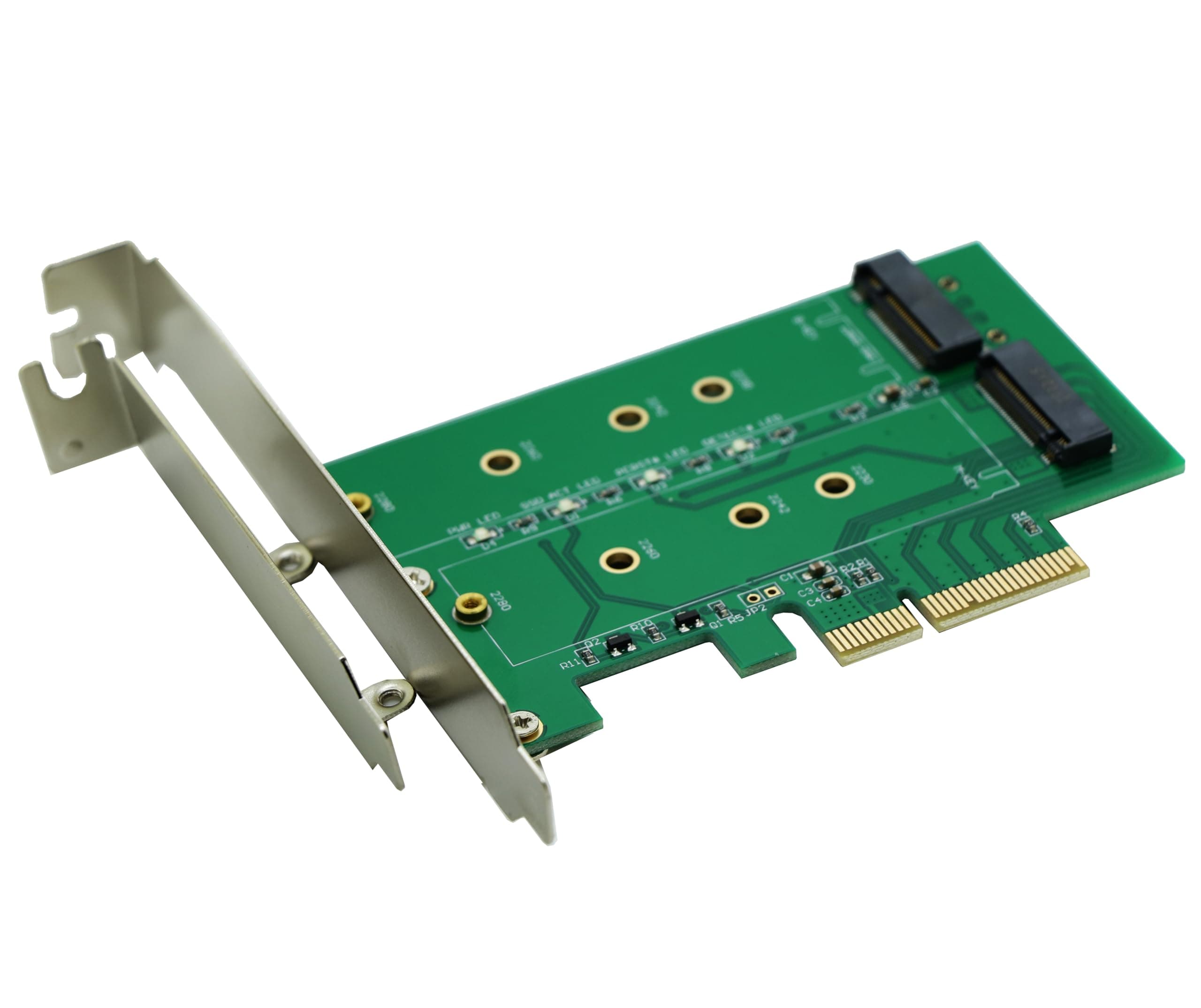 M.2(NGFF) PCIe SSD to PCIe X4 Or SATA SSD to SATA Adapter Card