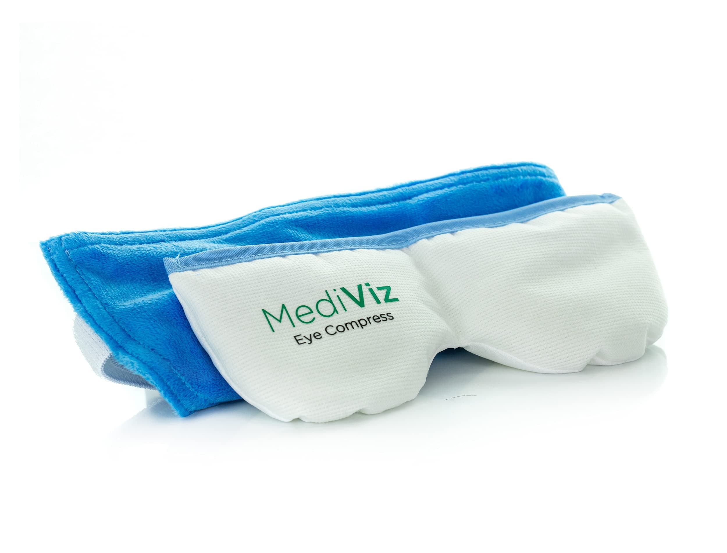 Mediviz Blepharitis Dry Eye Mask - With Removable Cover, Relieving Dry Eye Moist Heat Compress for Dry Eye, Styes, Meibomian Gland Dysfunction, Headaches, Sinuses, and Allergies (REMOVABLECASE)