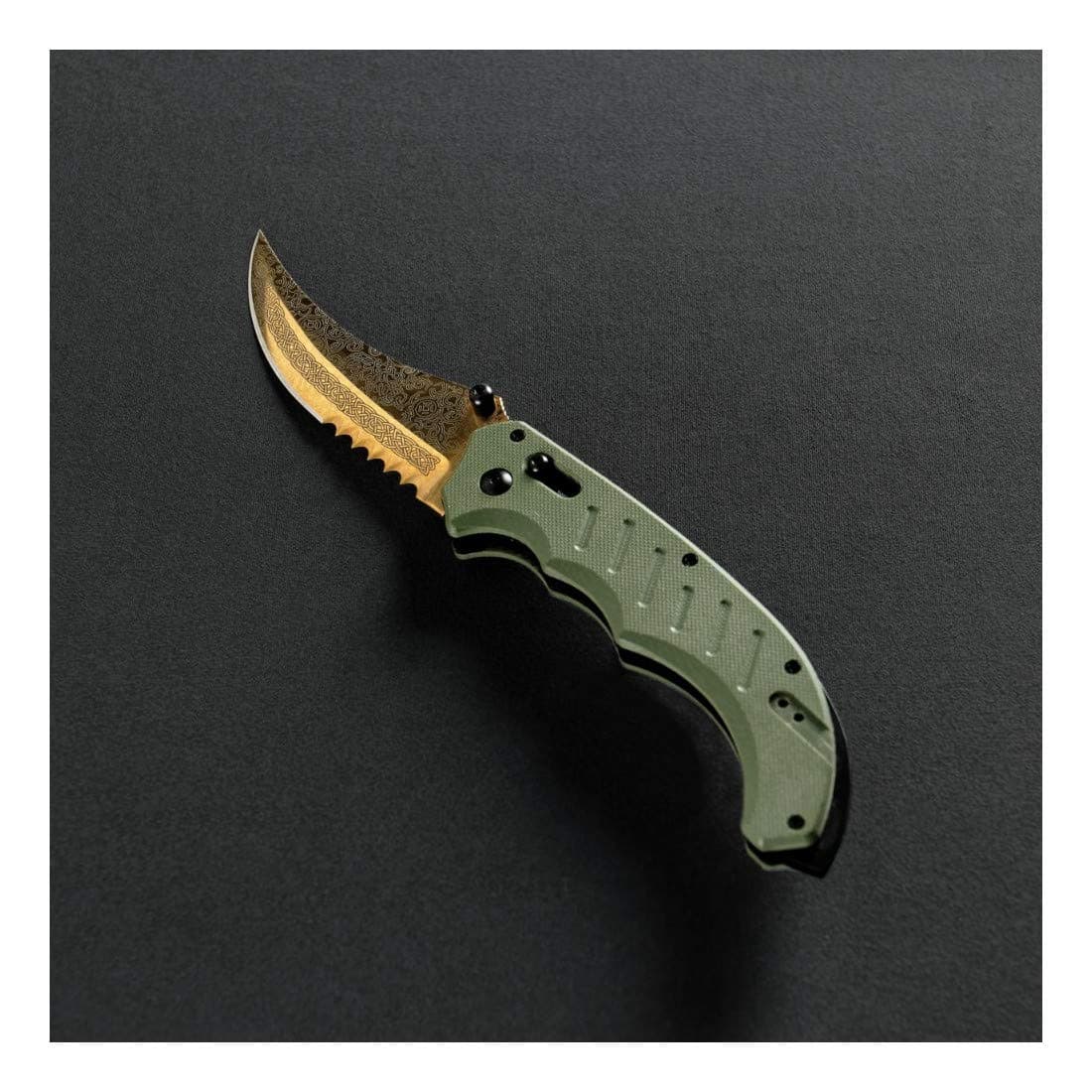 Elemental Knives Flip Knife CSGO Real Tactical Hunting Counter Strike Camping Military Display Knife