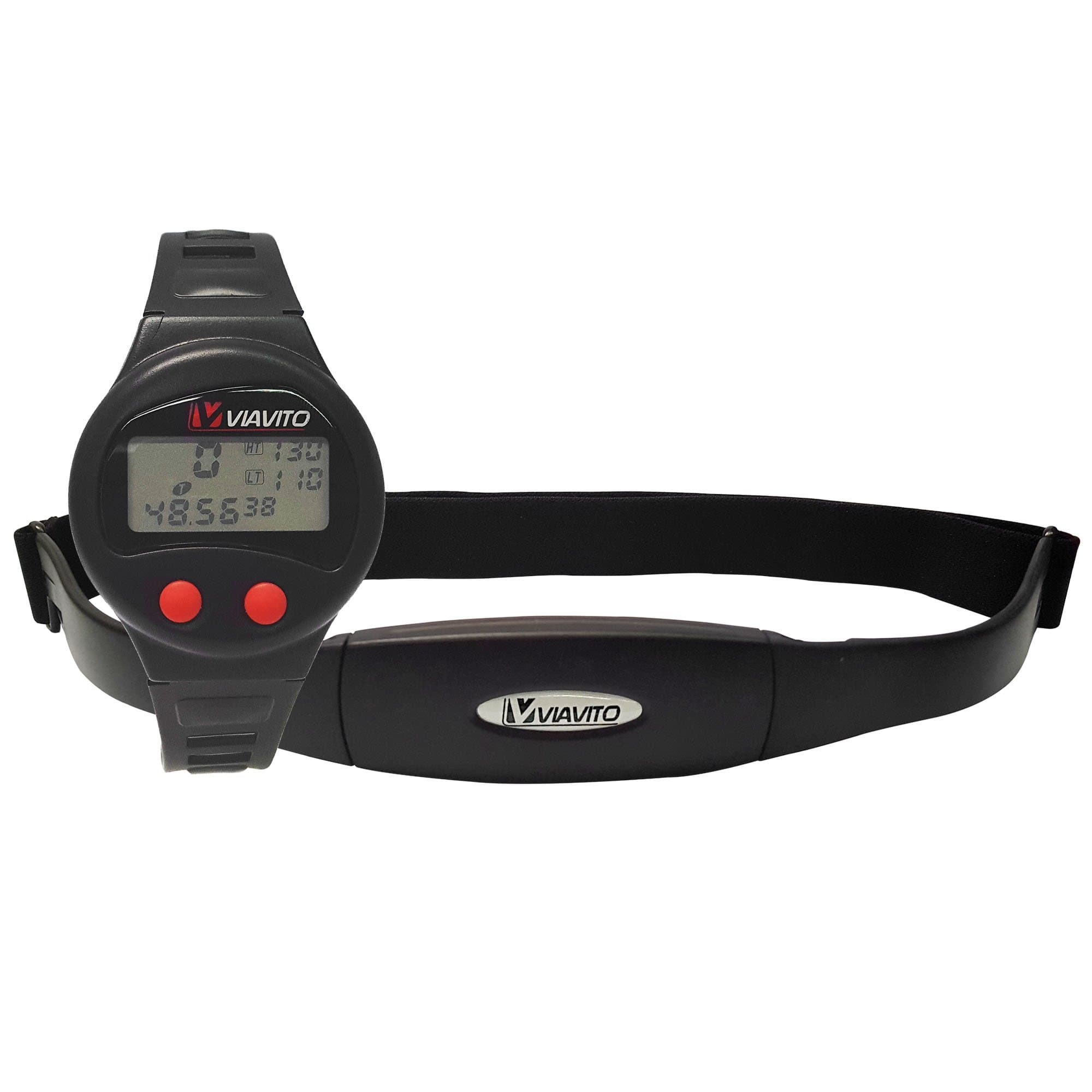 Viavito Heart Rate Monitor - Black