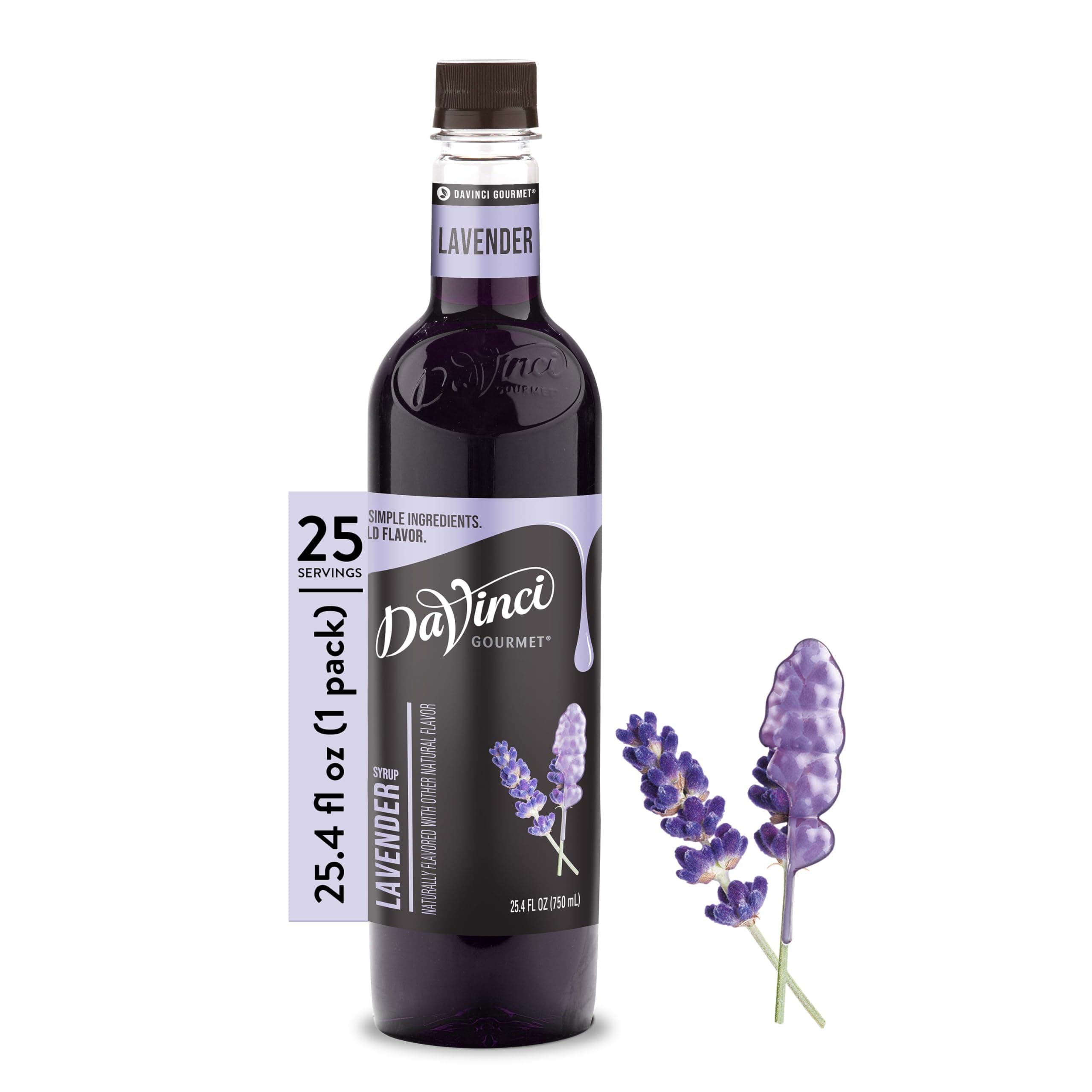 DaVinci Gourmet Lavender Syrup, 25.4 Fluid Ounces (Pack of 1)