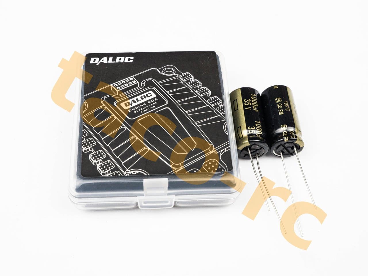 3DPOWER x DALRC ENGINE 40A 3-5S Blheli_32 4 in 1 Brushless ESC DSHOT1200 Ready w/ 5V BEC for FPV Racing Drone