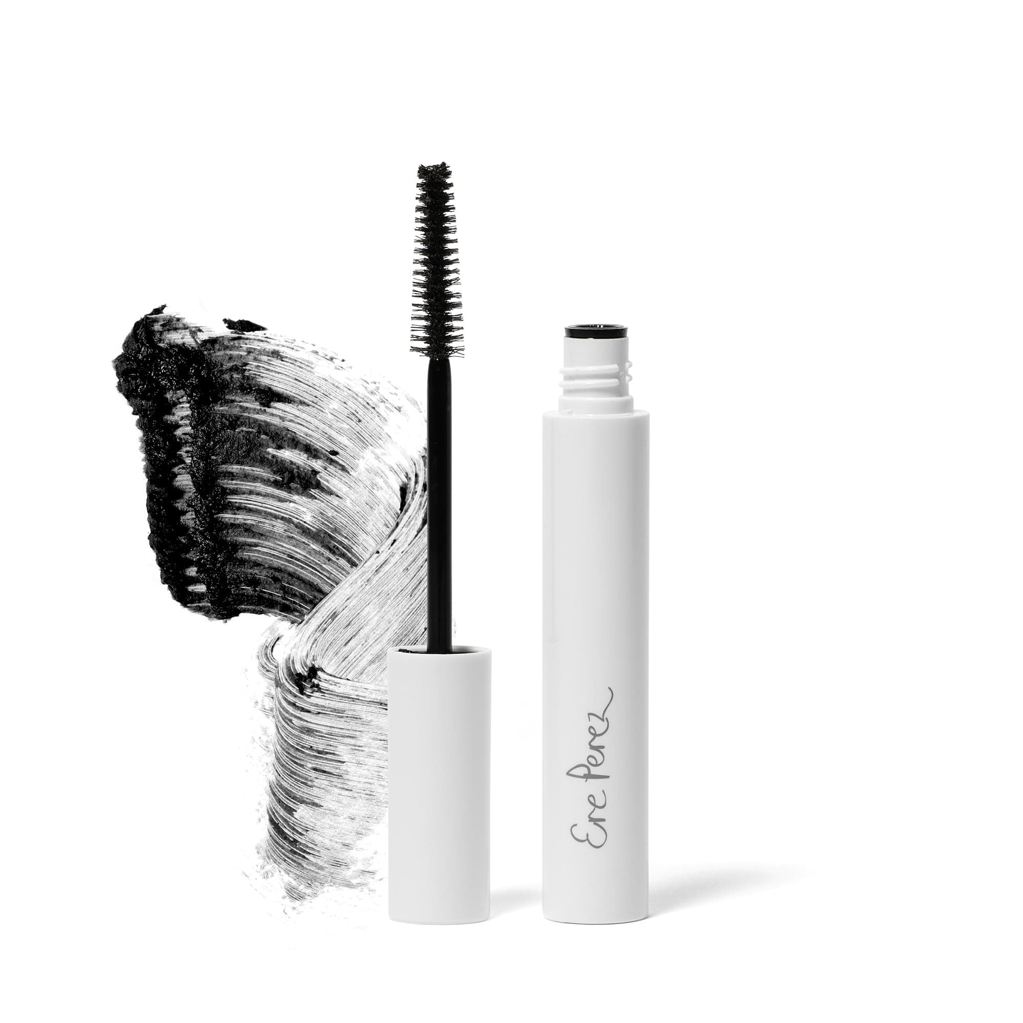 Ere Perez - Avocado Waterproof Mascara | Lengthen, Nourish, Enhance, Strengthen | Long-Lasting, Sensitive Eye Safe | Mamey + Camelia Oils | Vegan, Cruelty-Free, Clean Beauty (Black, 0.35 oz | 10 ml)