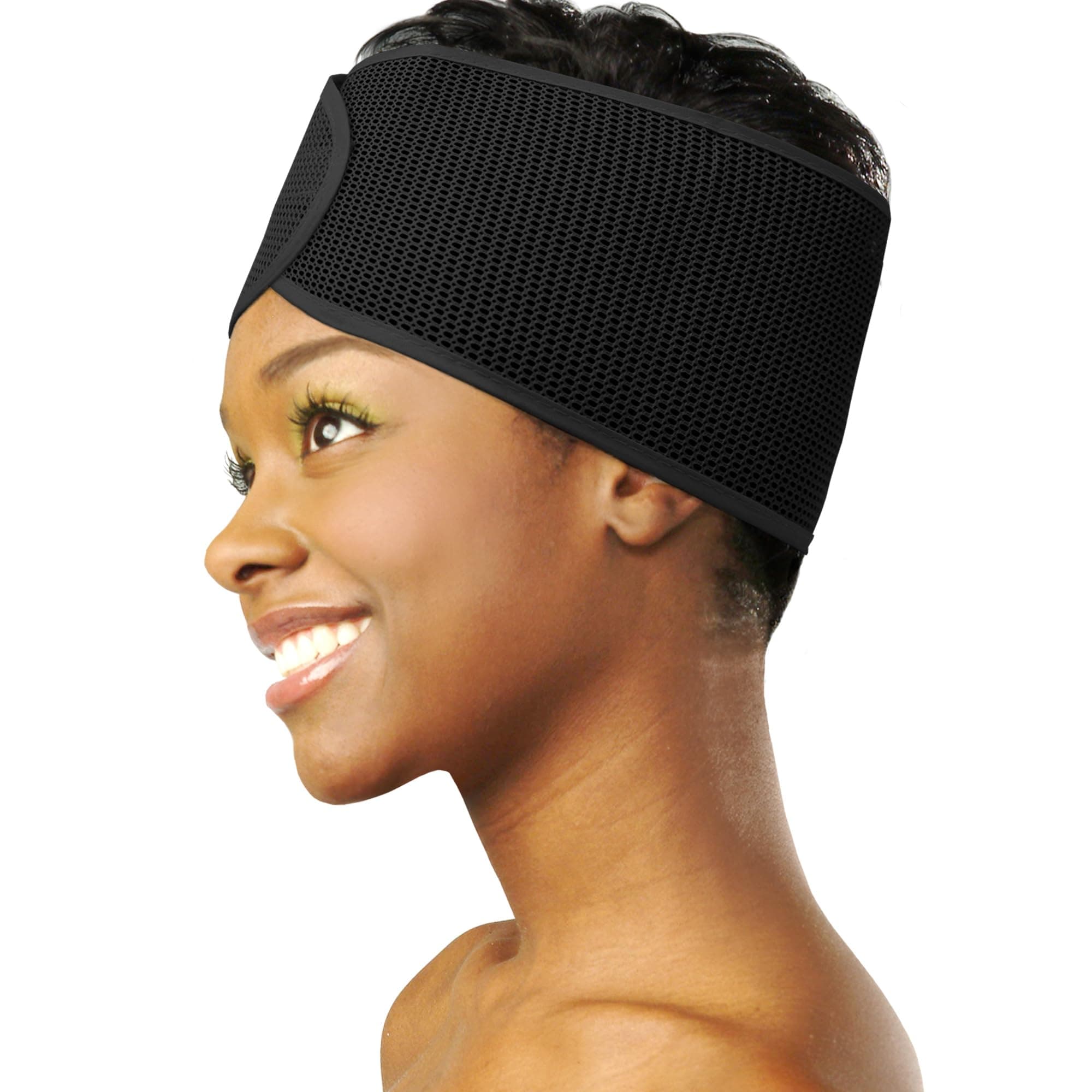 Donna Premium Collection Extra Firm Mesh Wrap (Black, X-Large)