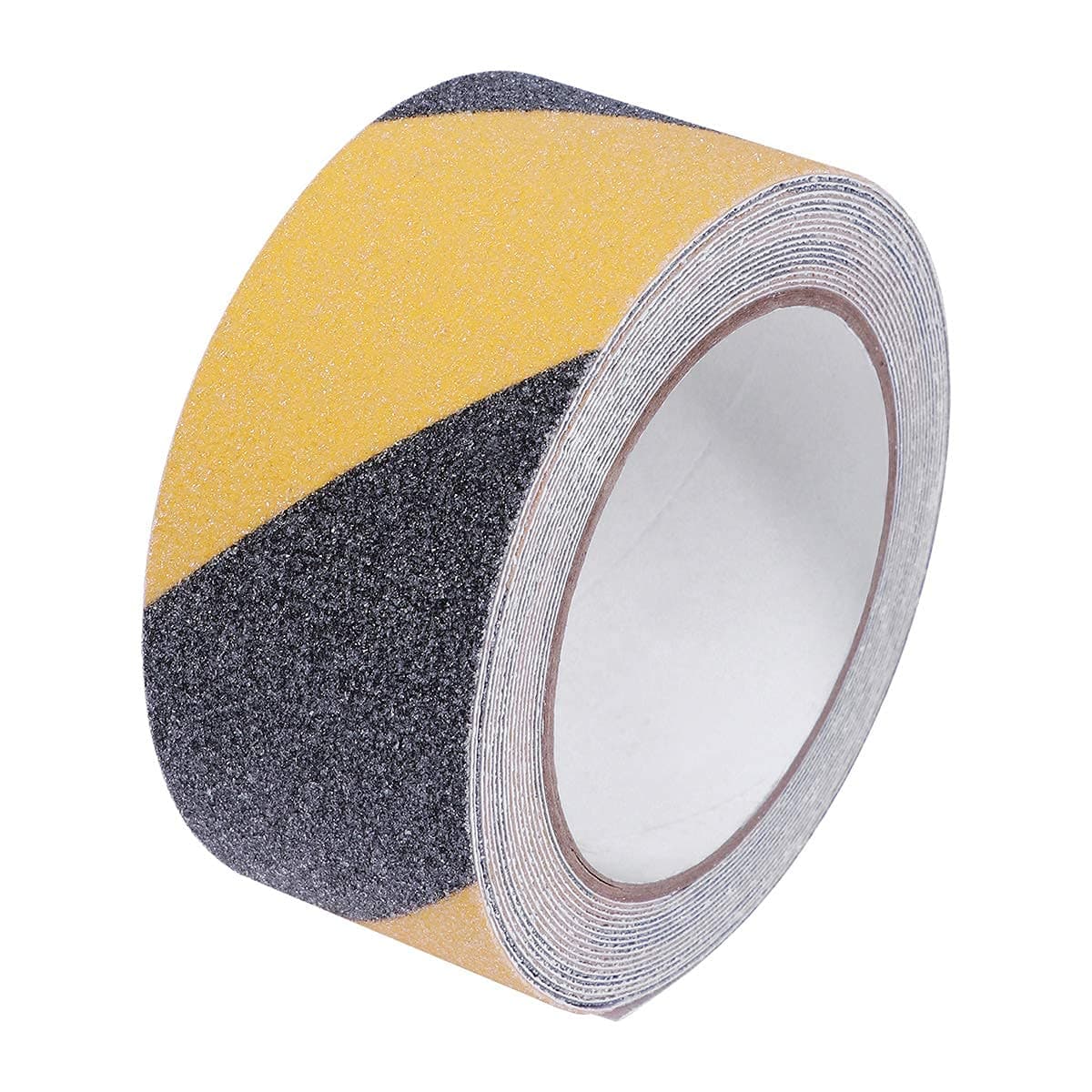 YIMIDM Hazard Tape, Anti-Slip Safety Tape Adhesive Social Distancing Tape for Outdoor Steps Stairs Floors Walls Indoor High Traction Warning Tape (About 5cm x 5m)