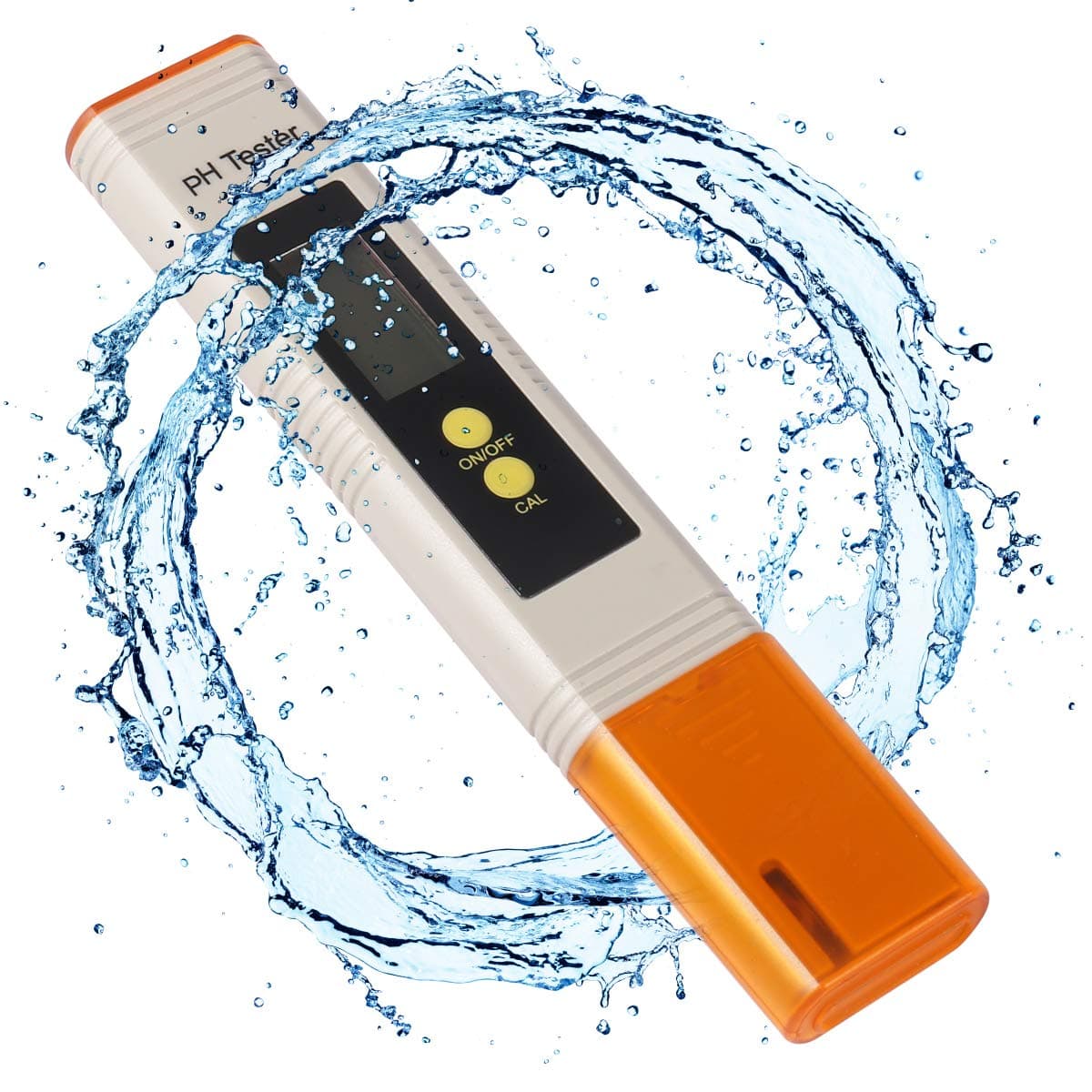 PH Meter for Water, PH Tester 0.01High Accuracy Water Quality Tester with 0-14 PH Measurement Range, PH Meter for Household Drinking, Pool, Aquarium, Aquaculture, Lab, Beer Brewing & Wine