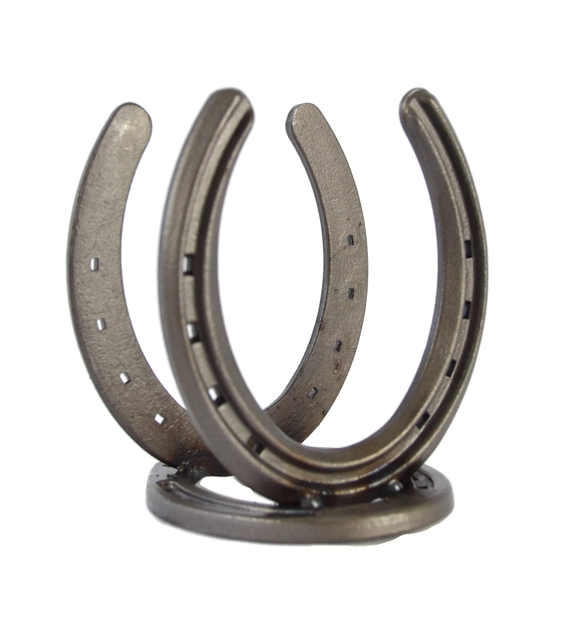 Rustic Horseshoe Napkin Holder - The Heritage Forge Natural Metal (Dull)