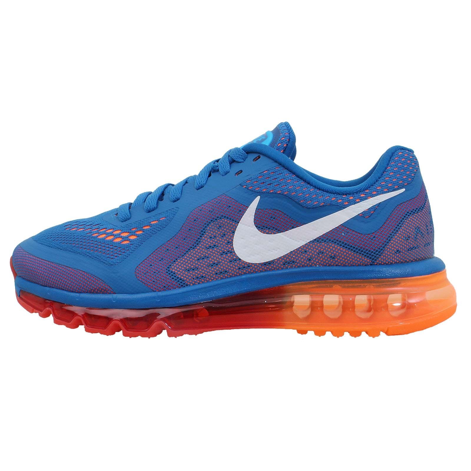 NIKE Air Max 2014 Military Blue Total Orange (621077-401)