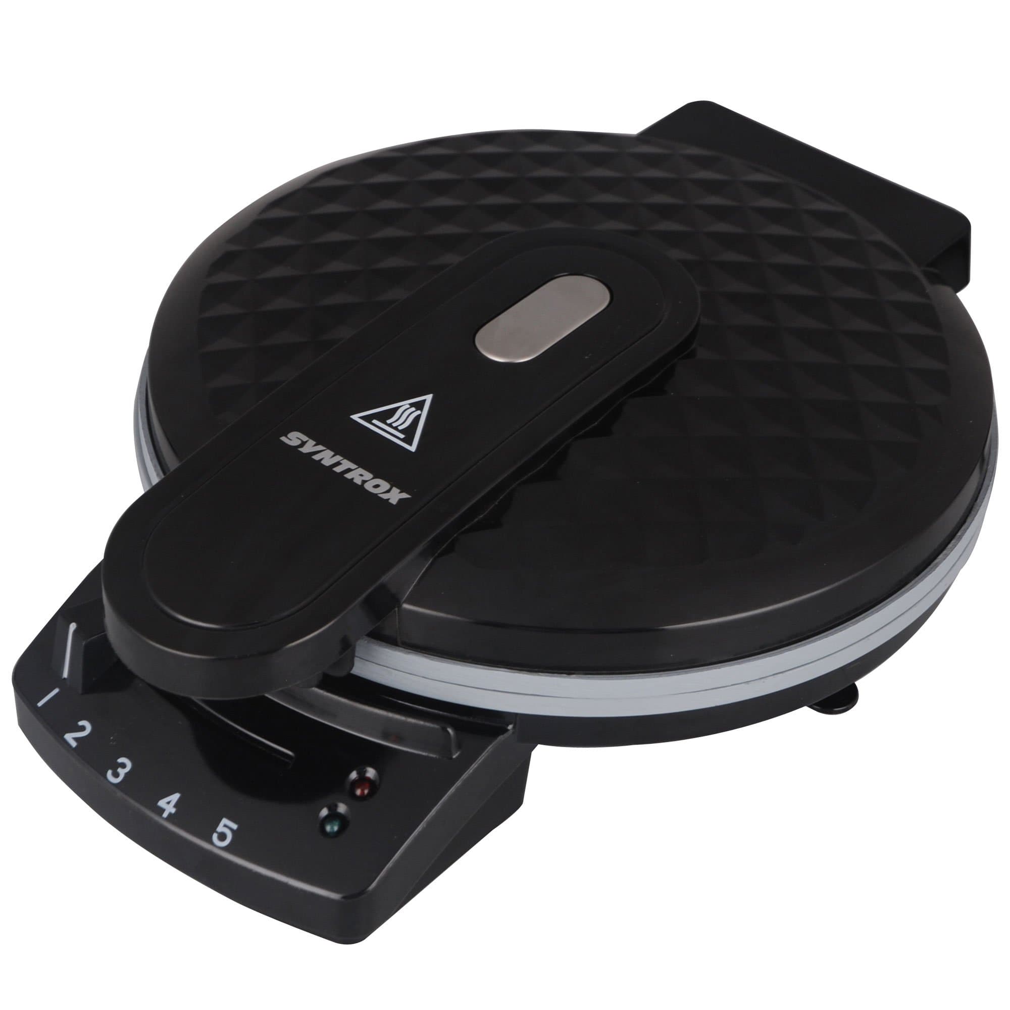 Syntrox Germany Waffle Maker Iron Ceramic Coating Heart Shape Thermostat Bake