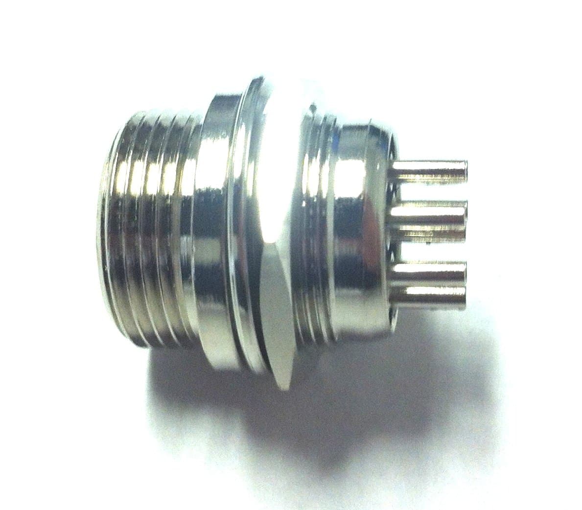 Pack of 5 Microphone Connector Panel Chassis for CB, Amateur Radio - 6-pin