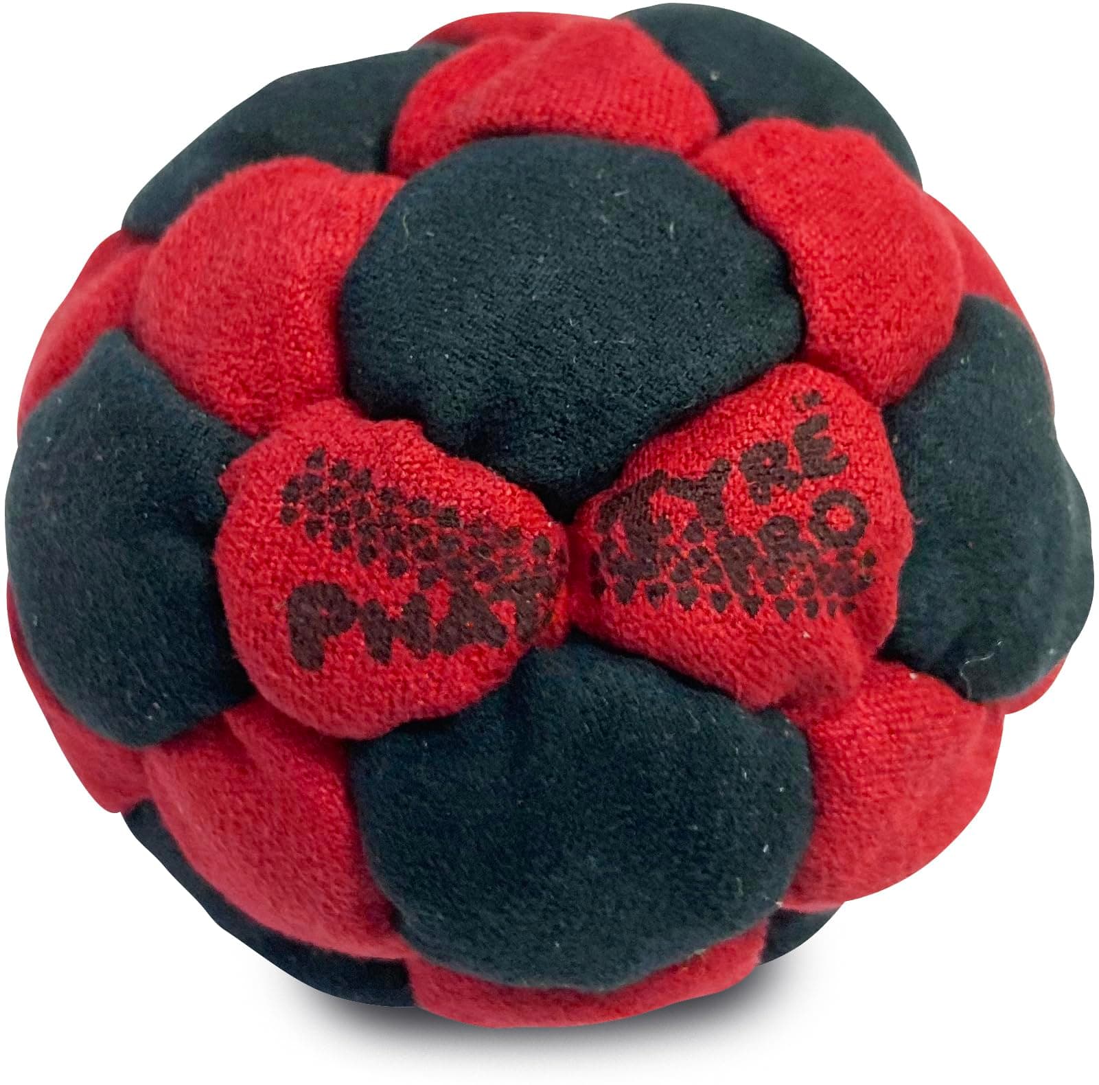 DIRTBAG PT Pro 32 Panel Footbag, Flying Clipper Original Design, Steel Pellet Filled for Maximum Control Handsewn