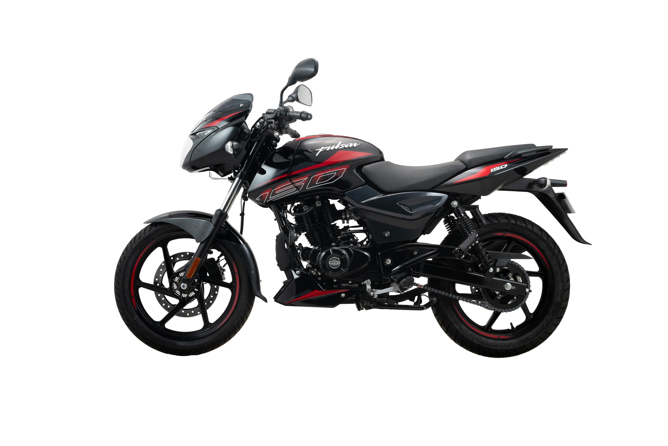 Bajaj Pulsar 150 Td Ug Motorcycle/Motorbike - Sparkle Black Red - Ex-Showroom