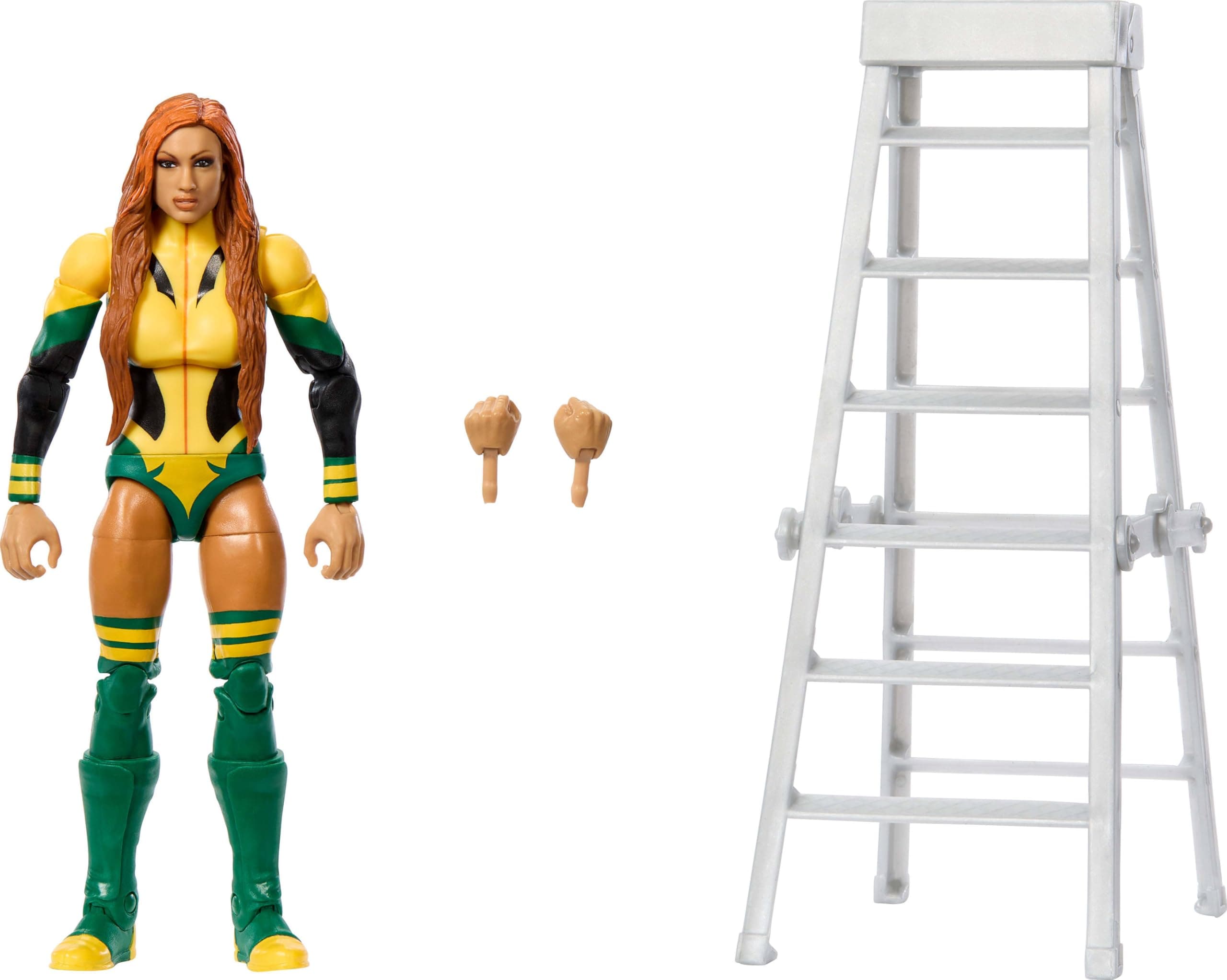Mattel WWE Elite Action Figure & Accessories, 6-inch Collectible Becky Lynch with 25 Articulation Points, Life-Like Look & Swappable Hands