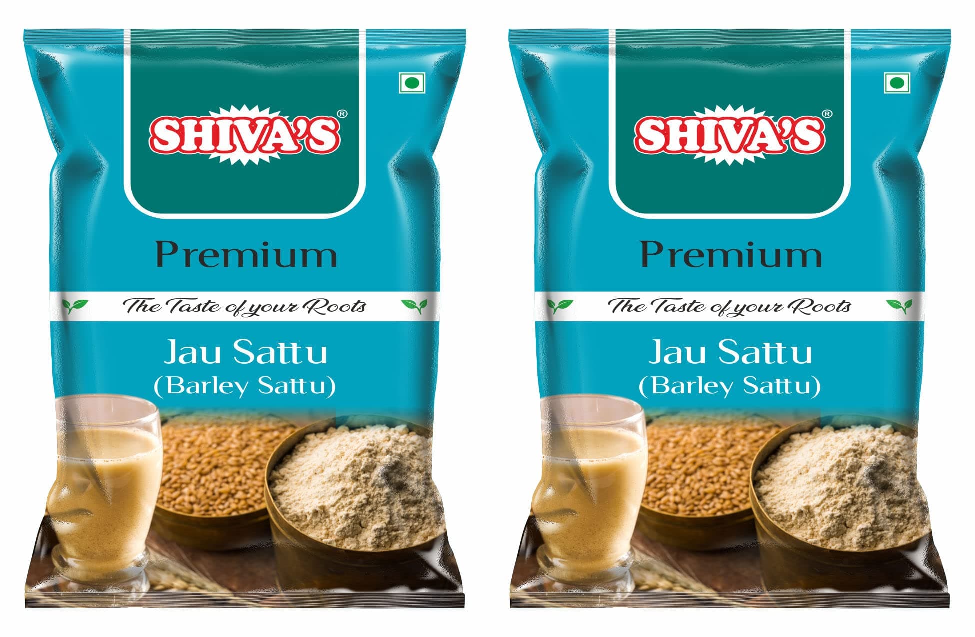 Jau Sattu (Barley Sattu) – Pack of 2 (500g Each) Natural Barley Powder/Atta | High Fiber Superfood, Supports Digestion & Heart Health | Cooling & Refreshing Summer Drink | No Preservatives