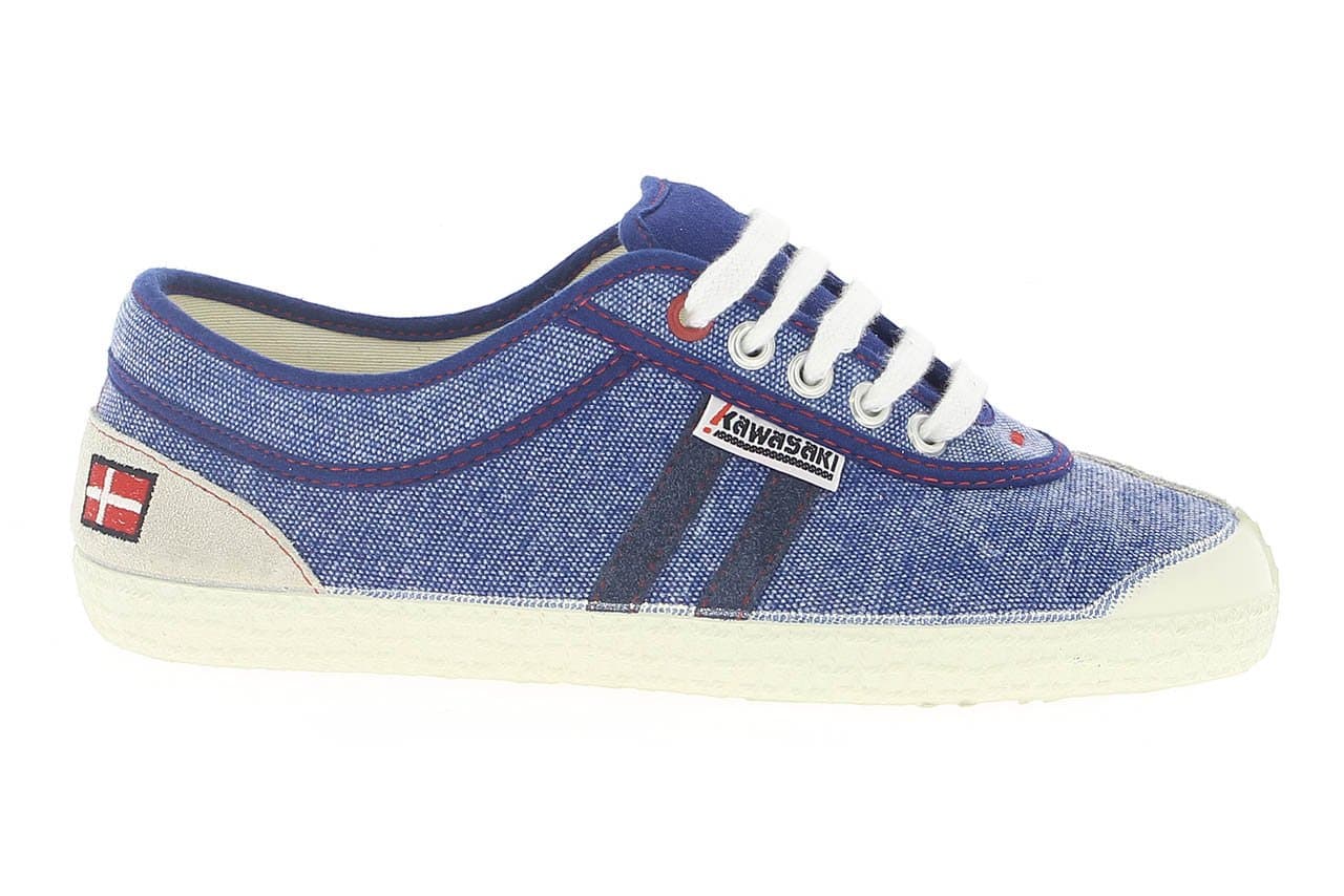 Kawasaki Men's Retro Stitch Flag Low Sneakers
