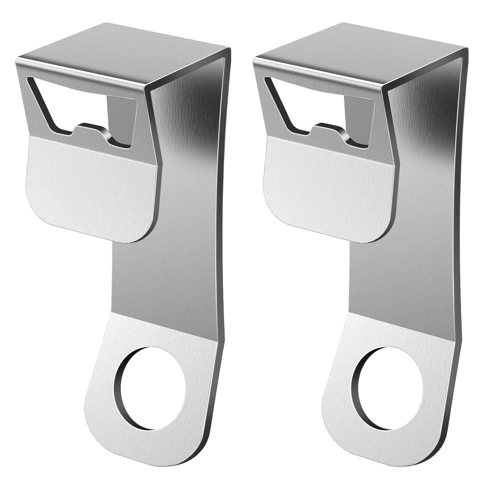 2 Packs Cooler Lock Bracket with Bottle Opener, Heavy Duty Metal Cooler Tie Down Compatible with Yeti/RTIC Coolers, Security Lock Bracket Cooler Accessories