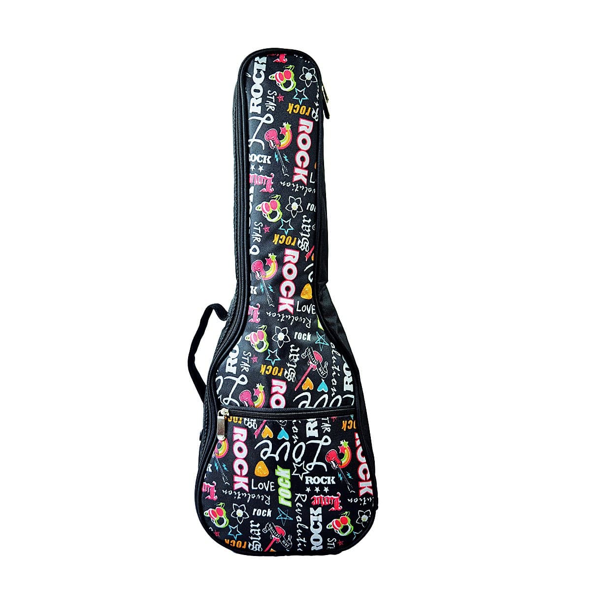 EaseIcon Soft-Padded Soprano Ukulele Cover Case Gig Bag - Black