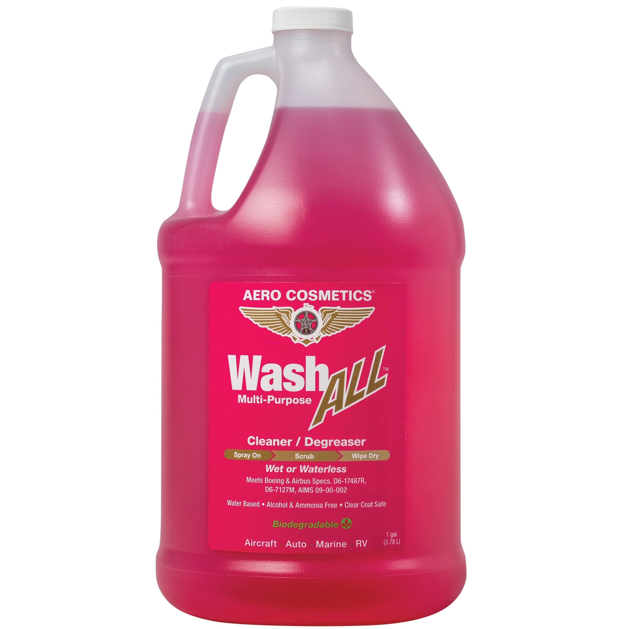 Wash Wax ALL Degreaser, Wet or Waterless Cleaner Degreaser, Wheel, Tire, Engine Cleaner, Black Streak & Aircraft Exhaust Soot Remover, The Best for your Car, RV, Boat & Motorcycle