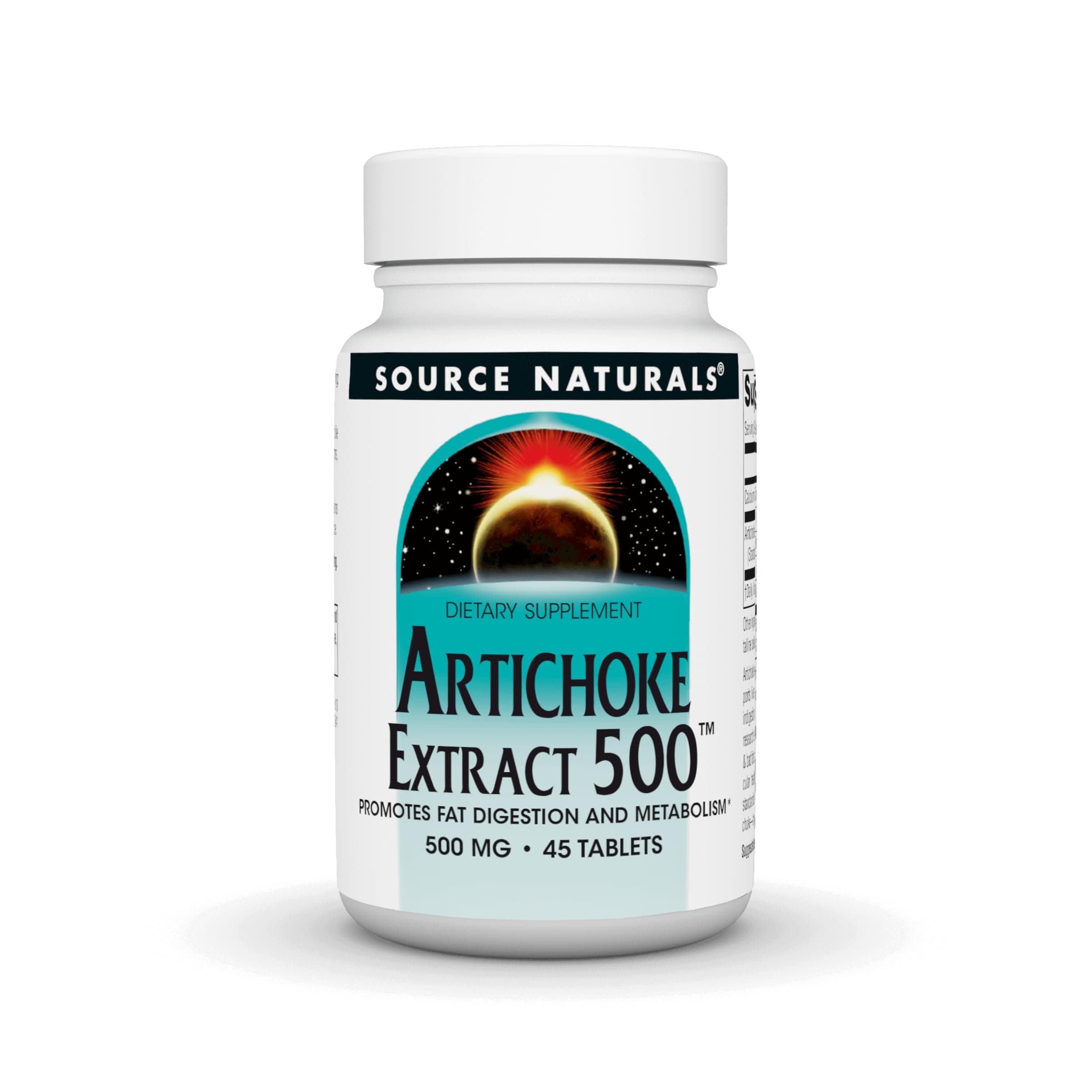 3M Source Naturals Artichoke Extract 500 Tablet 45 Count 45 TABLETS Multi