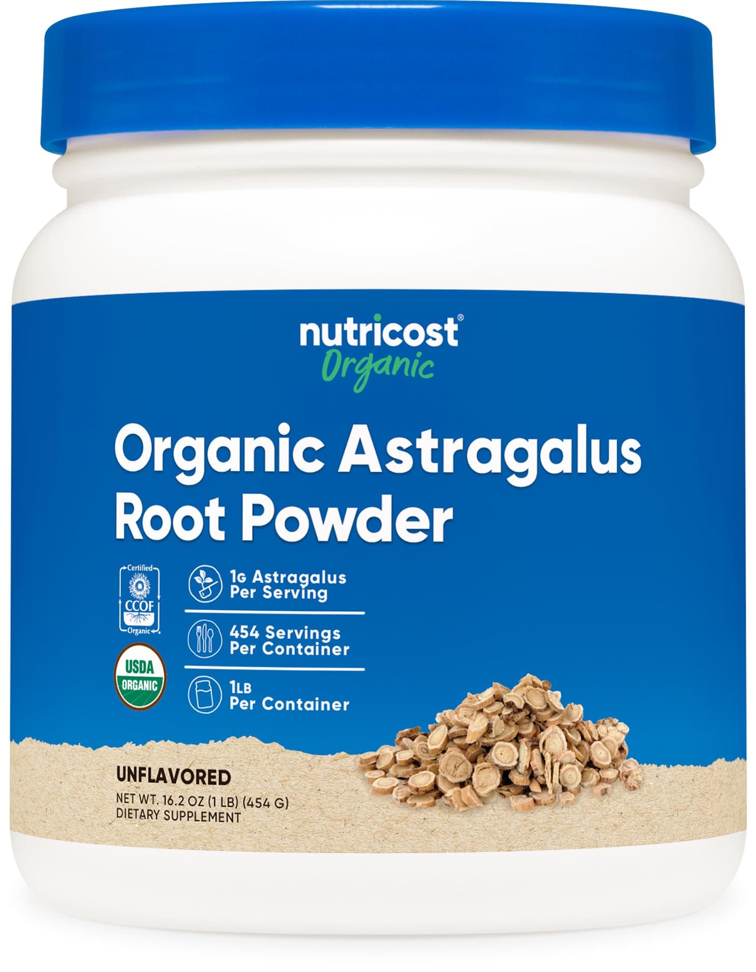 Nutricost Astragalus Root Powder 1LB - Gluten Free, Non-GMO, Vegan