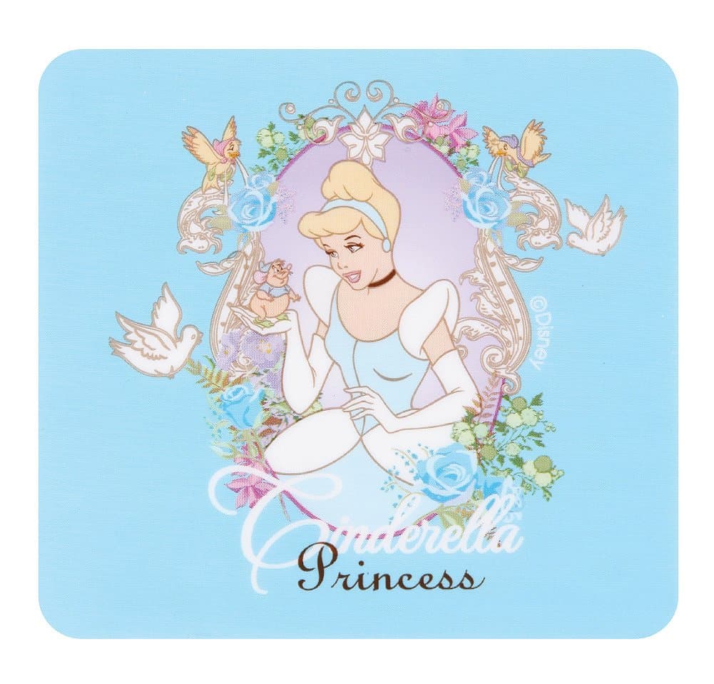 Disney Princess Square Contact Lens Case, for Soft Contact Lenses (Cinderella)