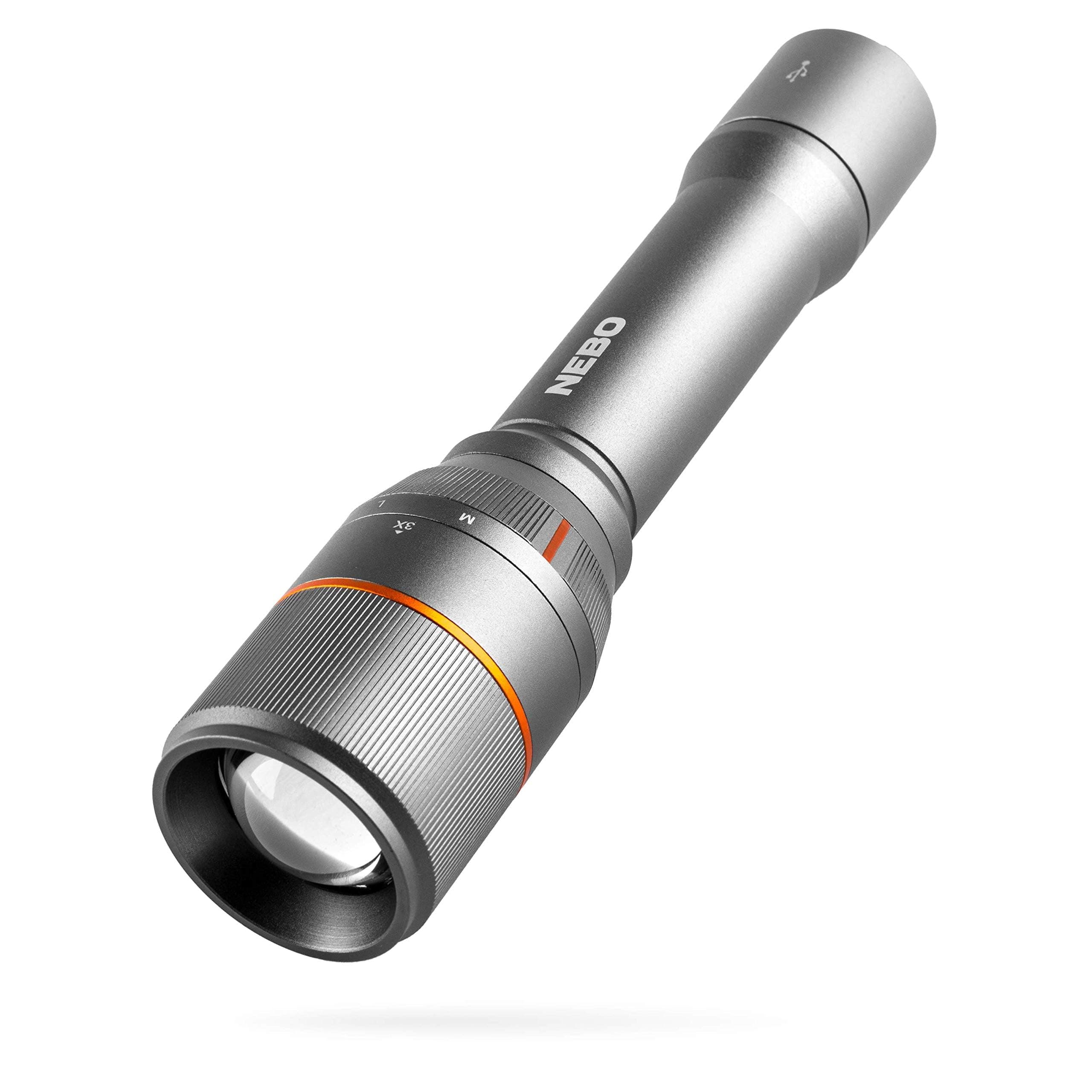 DAVINCI 3500 Flashlight | 3,500 Lumens, 20 Hour Run Time, Rechargeable, Waterproof Light for EDC, Hiking & Camping, Handheld Power Bank to Charge Your Phone, Includes Micro USB Charging Cable