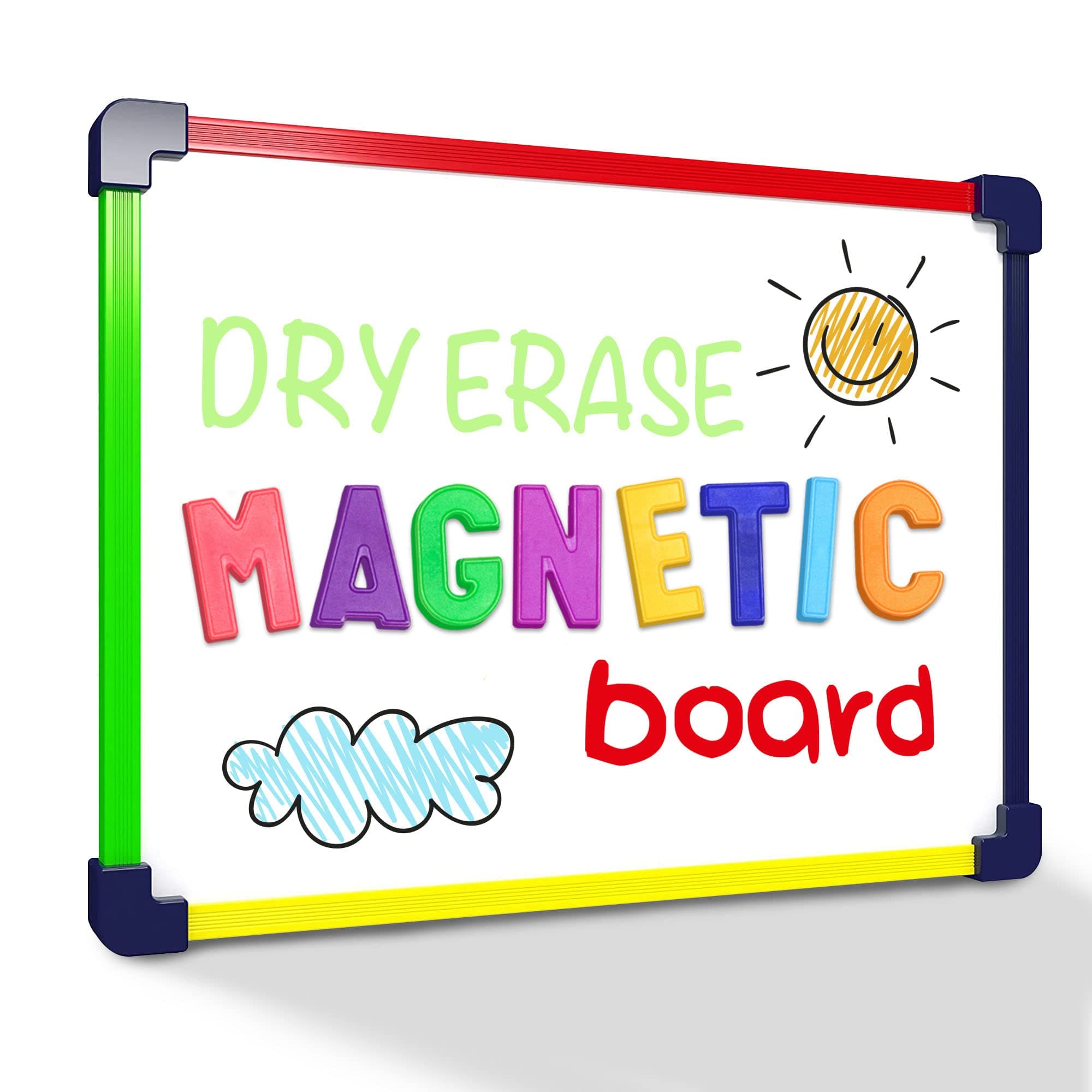 ScribbleDo Magnetic Dry Erase Board for Kids Small Whiteboard 9''x12'' Includes White Board for Kids Writing Learning & Drawing Art Educational Kids Toy