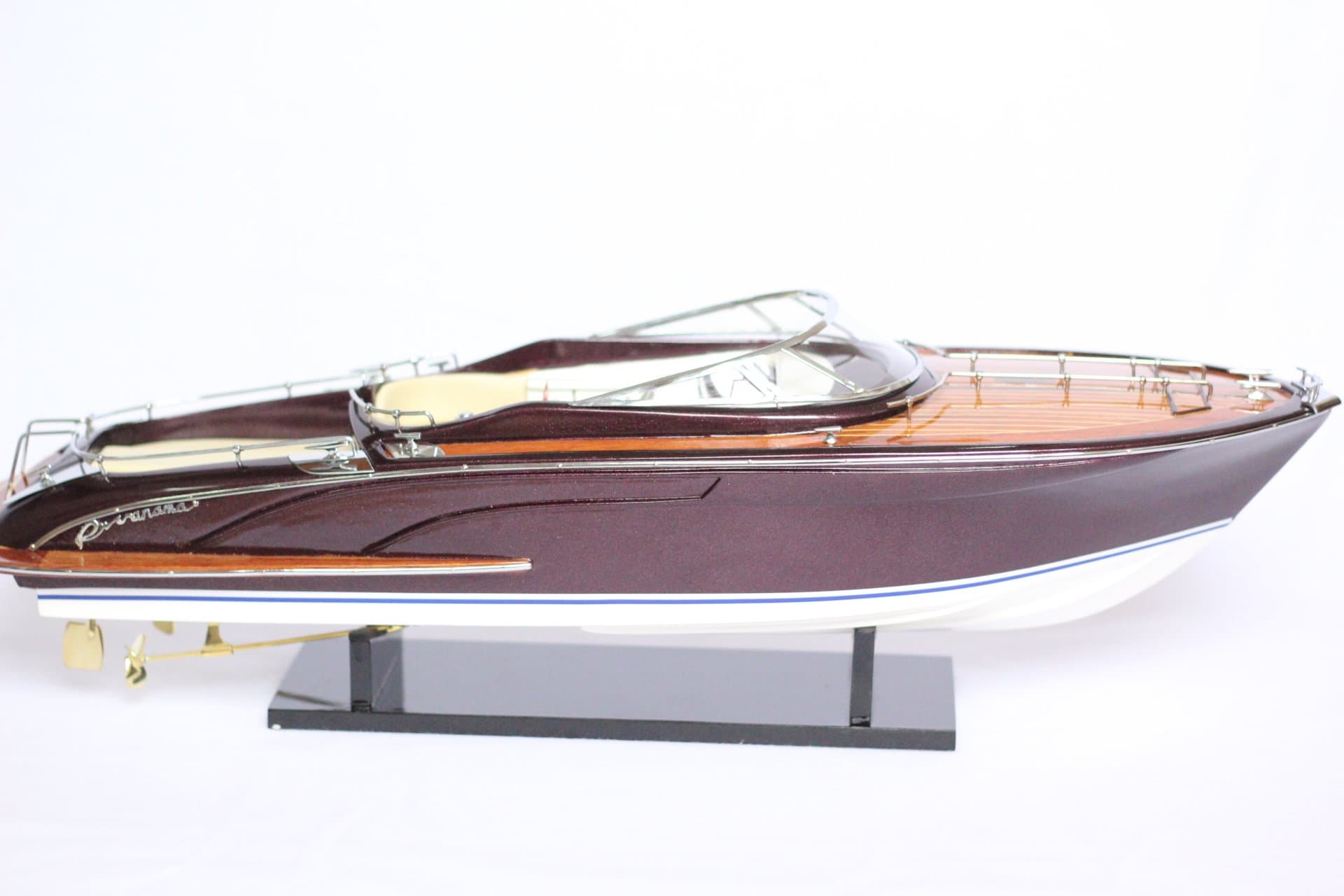 Riva RAMA Wood Boat Model 25" (64 cm) Fully Assembled
