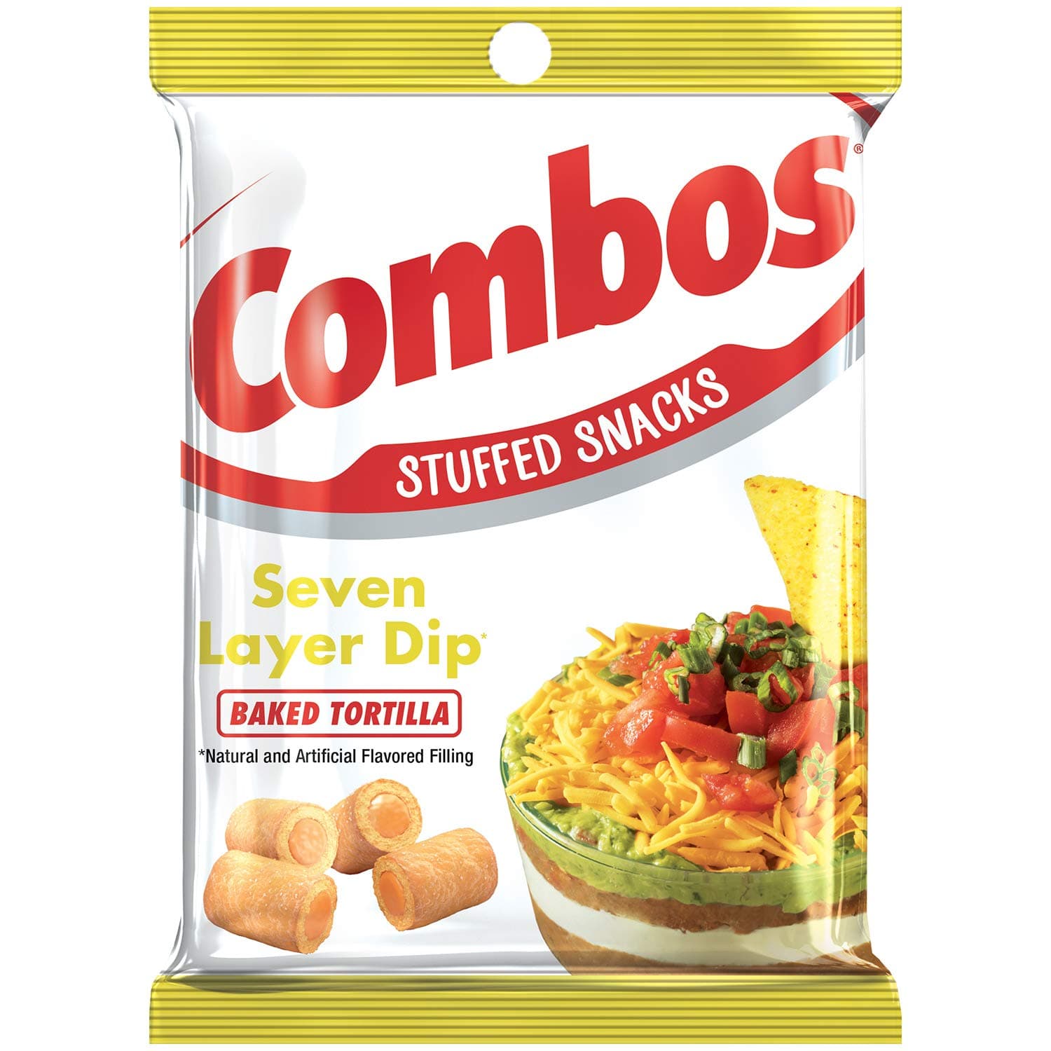 Combos 7 Layer Dip Tortilla Baked Snacks 6.3-Ounce Bag