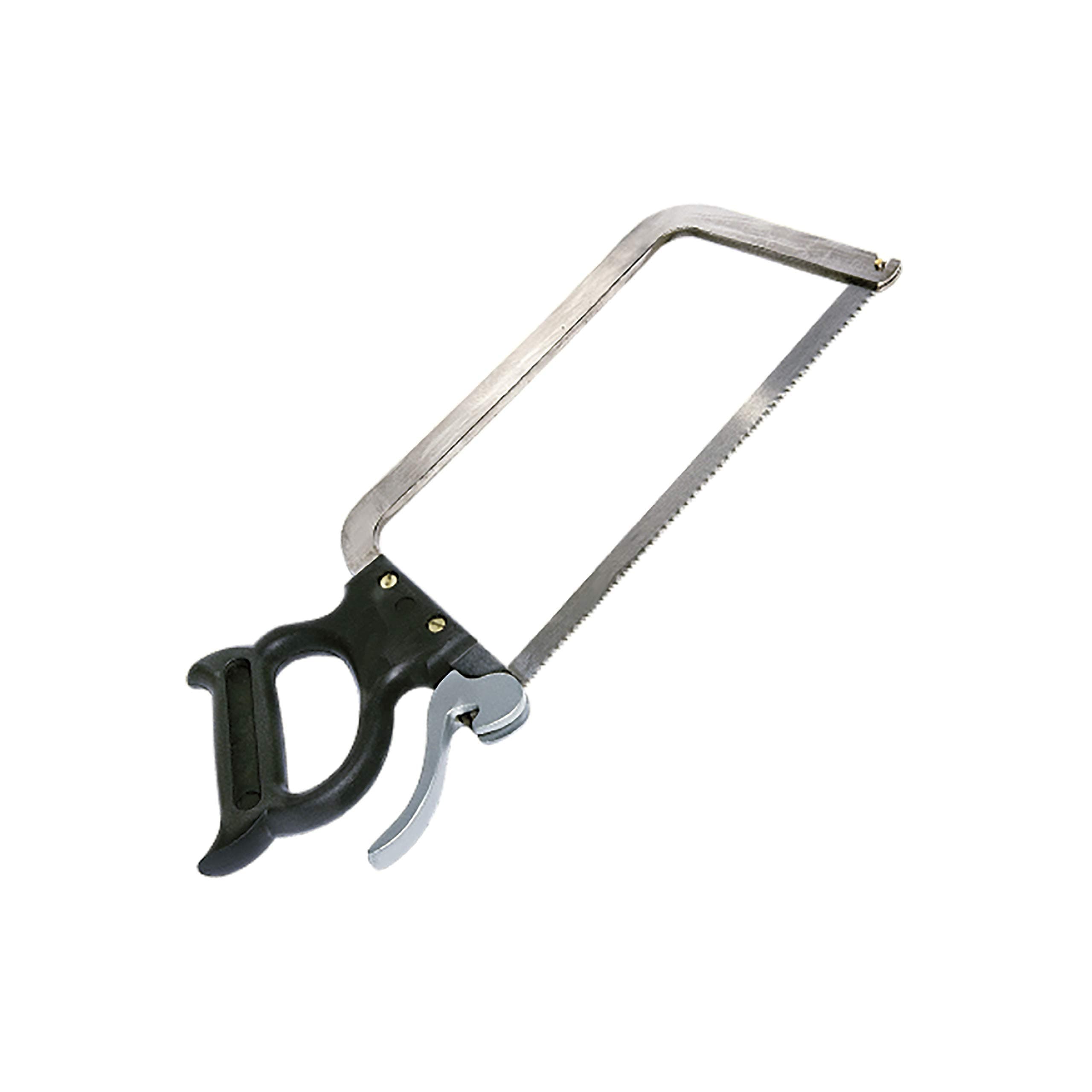 Butcher Meat and Bone Saw with 22 Inch Stainless Steel Serrated Blade with Quick Release Handle (47-2201)