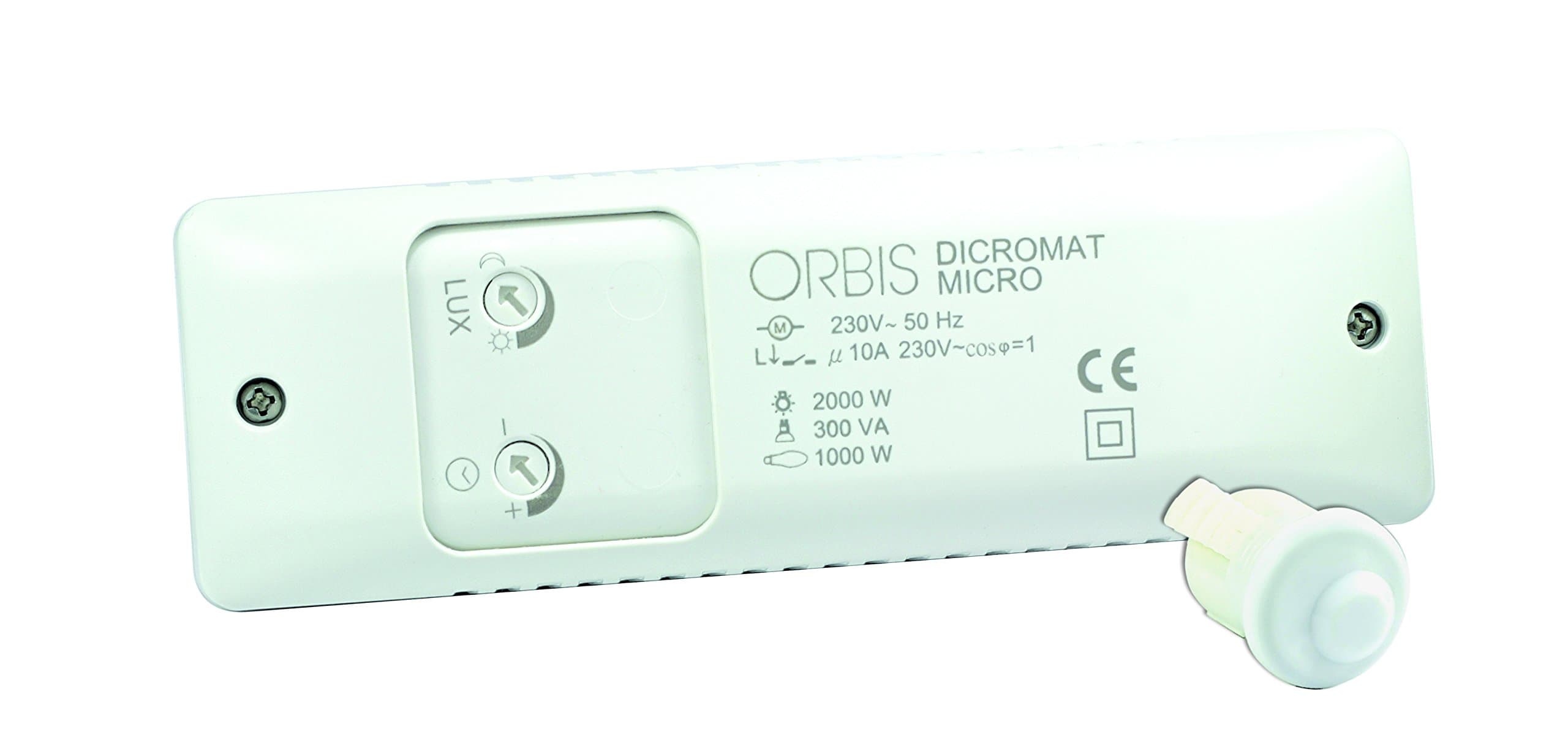 Orbis OB133612 Dicromat Micro Ceiling Recessed Motion Sensor for Indoor Use