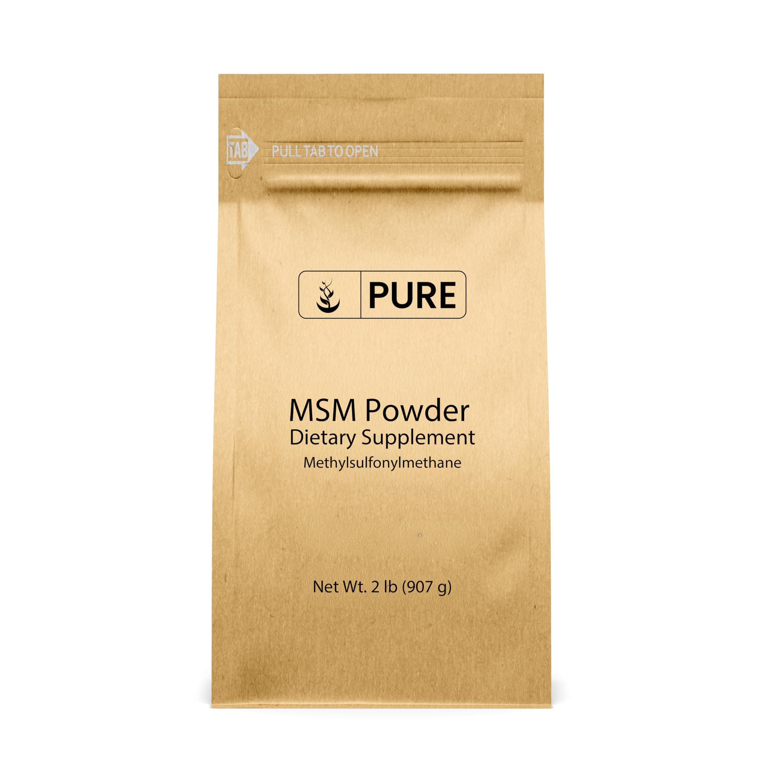 Methylsulfonylmethane MSM Powder (2 lbs), Always Pure, Natural Sulfur Dietary Supplement