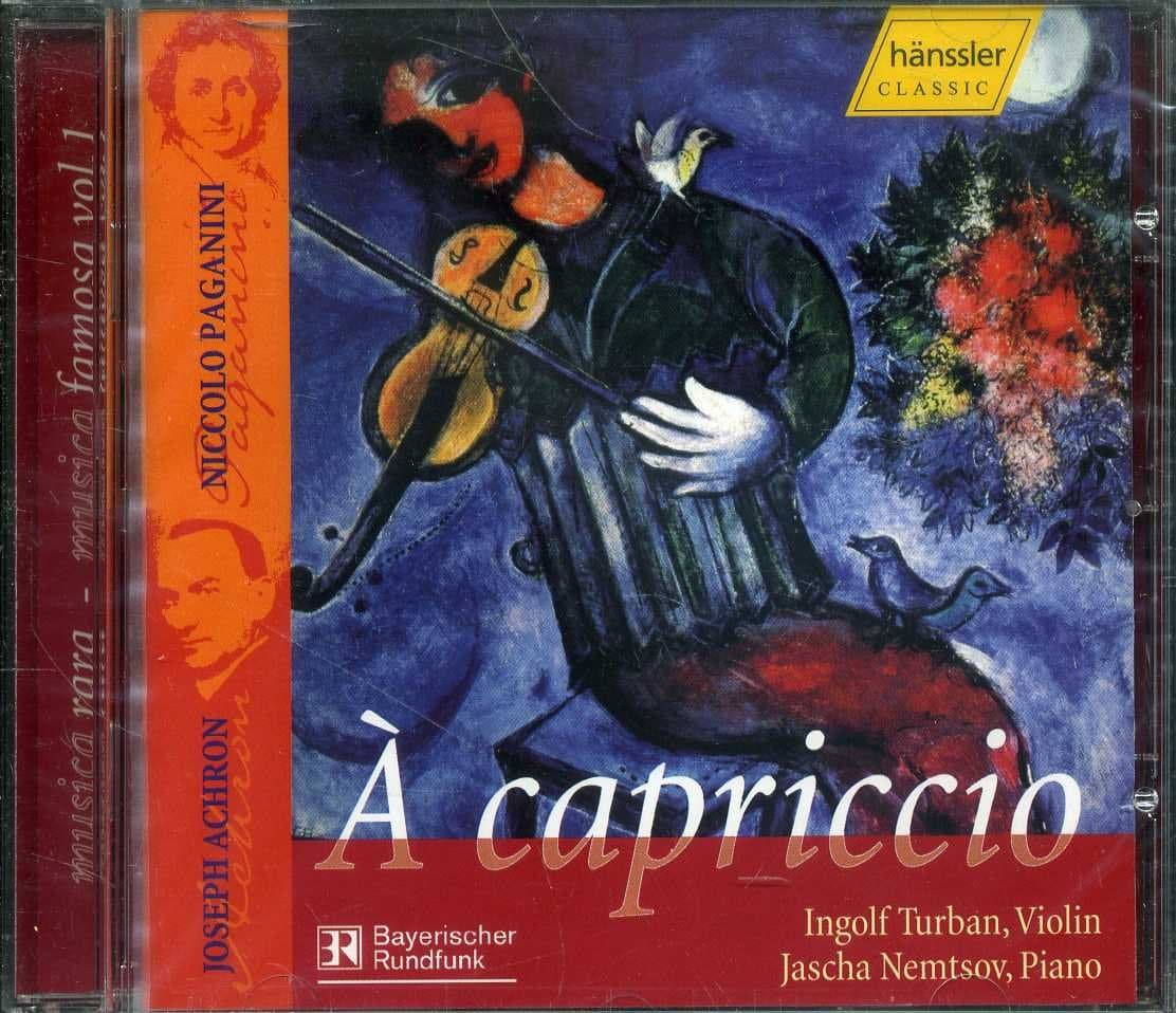 A Capriccio: Joseph Achron: Suite Bizarre; Paganini / Achron: Capricen for Violin & Piano (A-20)