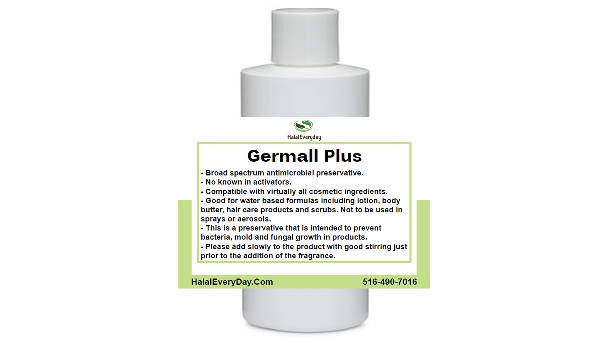 Kyabo Germall Plus- Natural Preservative - Clear Liquid - Excellent broad spectrum preservative - 8oz - Compatible with most cosmetic ingredients Good for water based formulas