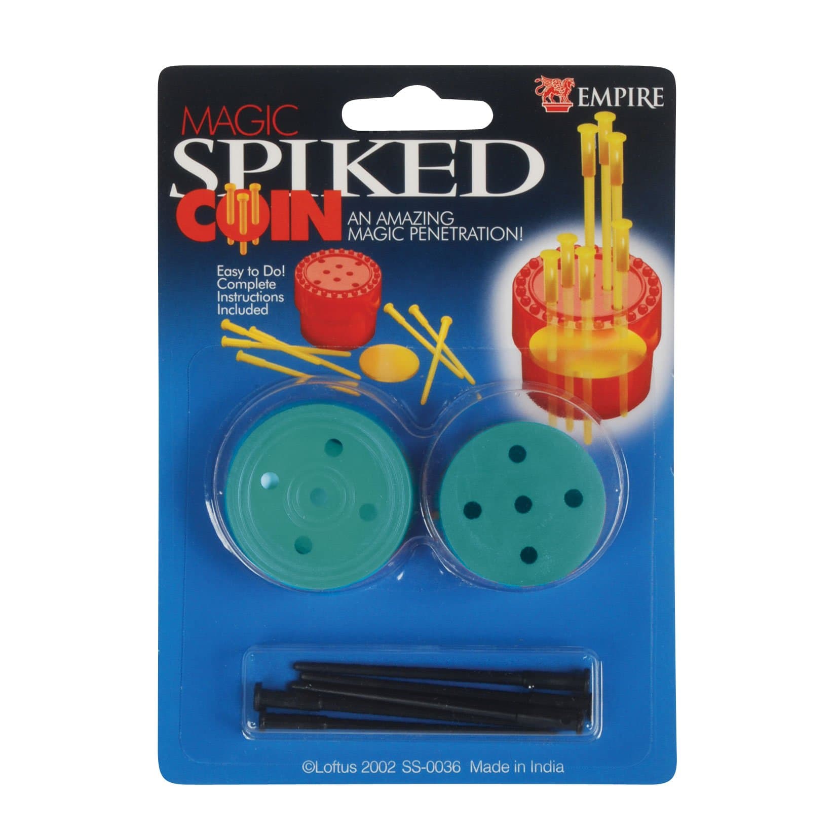 Loftus International Spiked Coin Trick - an Amazing Magic Penetration! by Loftus Novelty Item