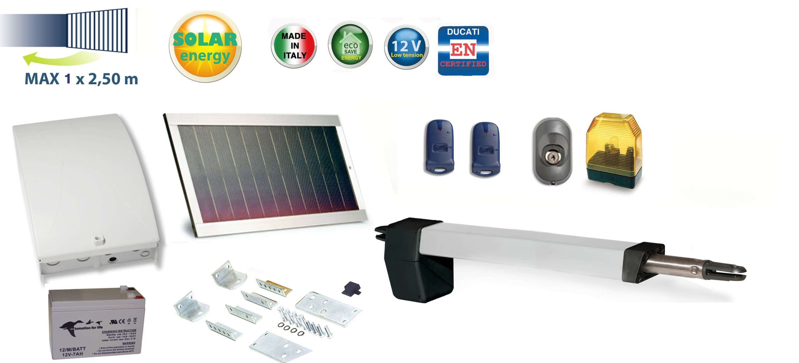 Solar Single Wing Gate Opener Ducati Hc812-300