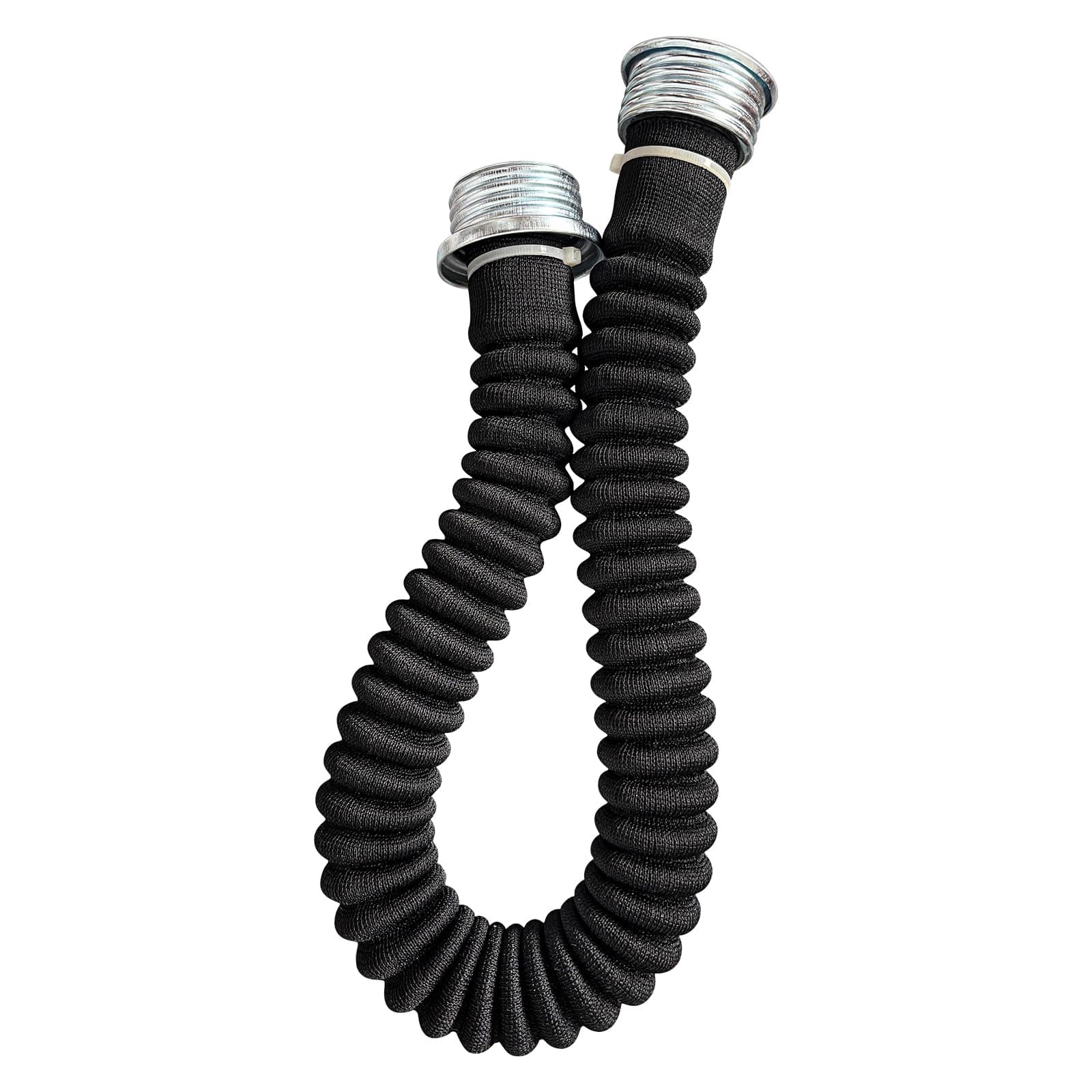 Angksorm PST-100X Respirator Hose Tube Pipe Assembly Universal 40mm Thread Extension Hose, 20-inch Length, Black, 1PCS