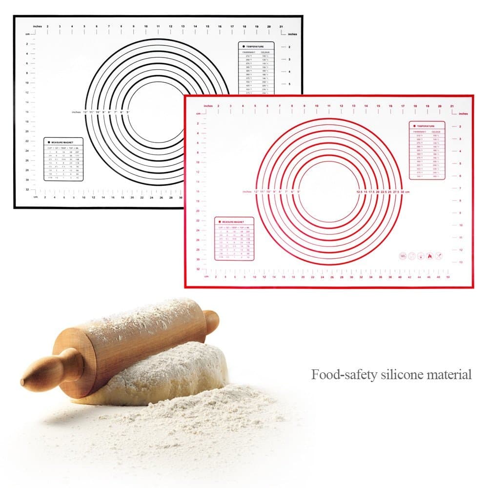 Judi Shop Silicone baking mat Non stick silicone liner for bake pans & rolling