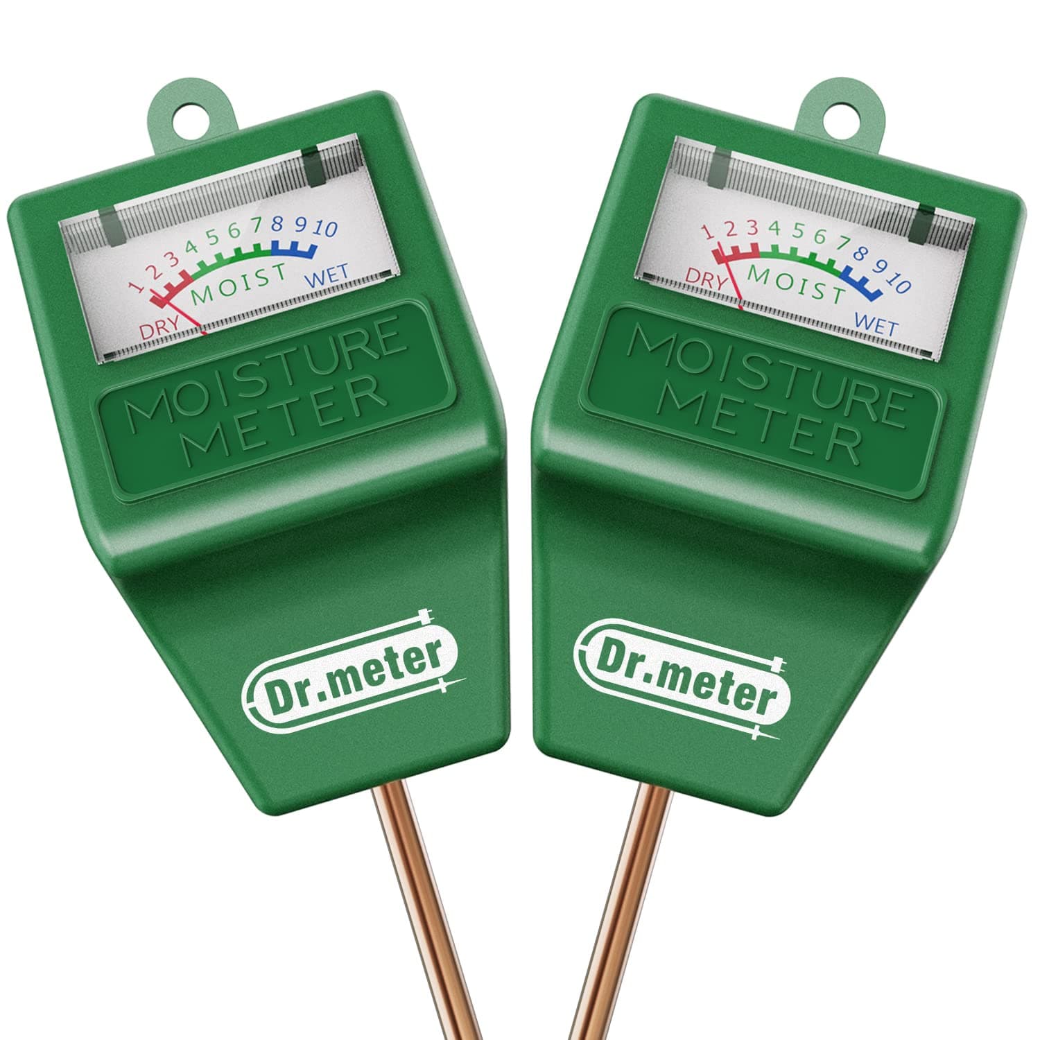 Soil Moisture Meter, 2 Packs Soil Test Kit for Garden Lawn Farm Indoor & Outdoor Use - Soil Tester Hygrometer Sensor for Houseplants - Plant Water Meter-No Battery Needed, Gardening Gifts