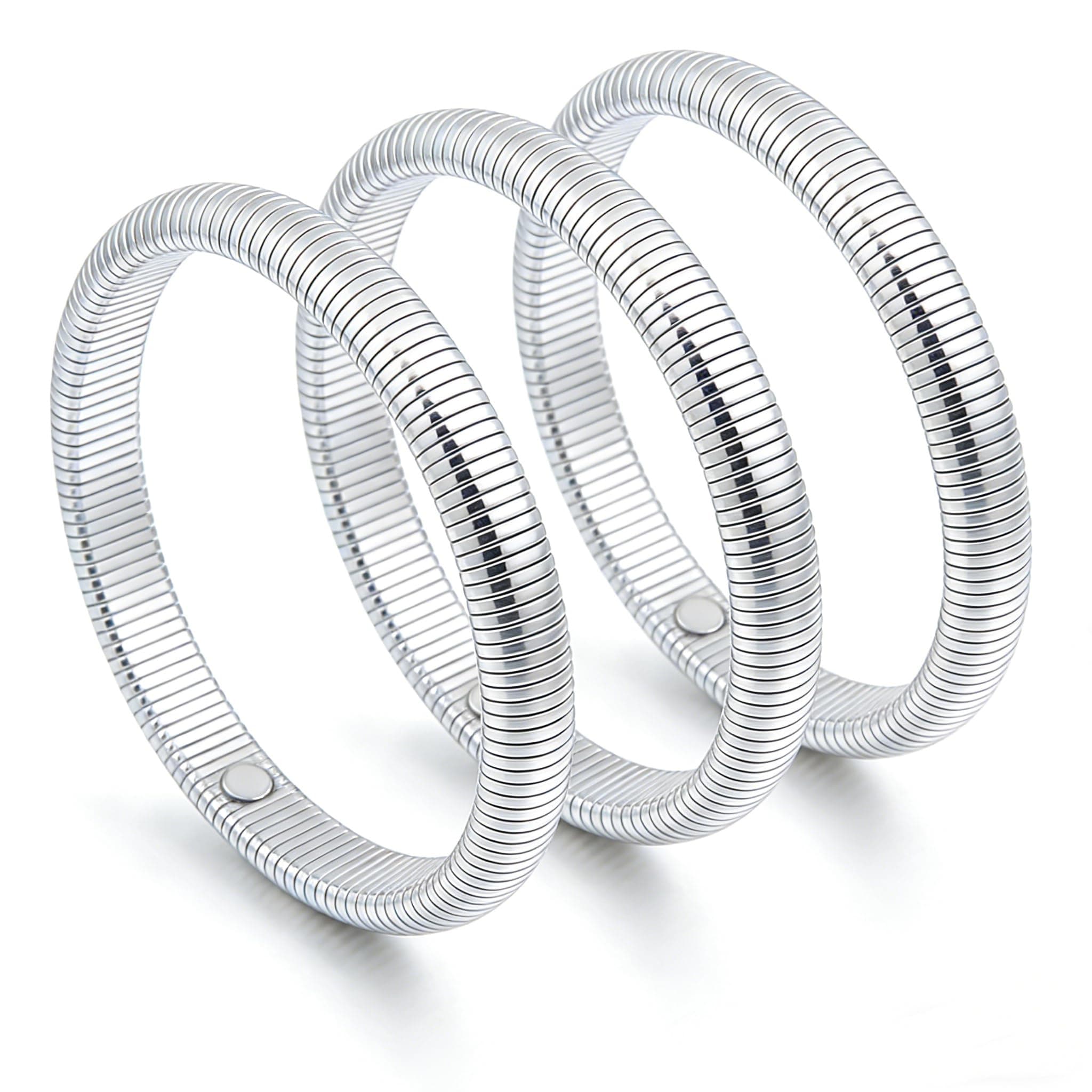 18K Gold Plated Bracelets for Women Gold Bangles for Women Chunky Bangle Bracelets for Women Bracelets Stack Tarnish Free Bangle Set of 3 for Women Accessories for Her Gifts