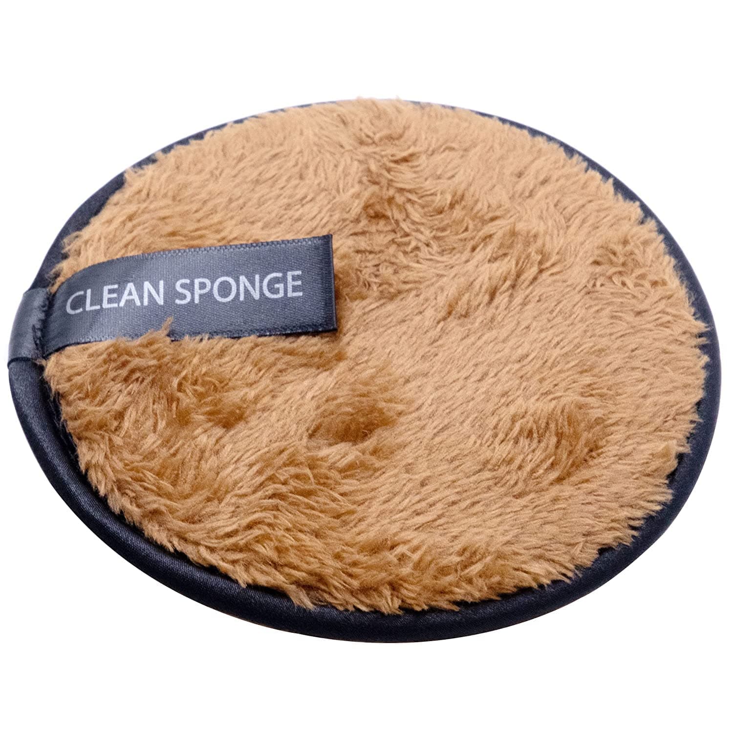 First Try Reusable Makeup Remover Pads | Double-Sided Multi-functional Soft Fiber | Cleansing Pads for Facial, Eye, Foundation Simple Makeup Remover | Safe for Dry & Sensitive Skin (Brown)