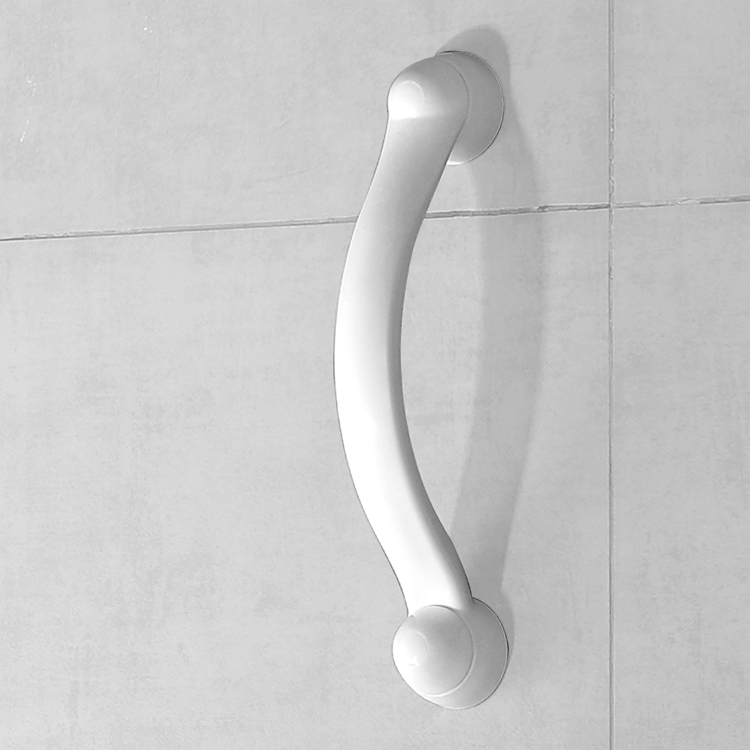 PIH Bath Shower Grab Bar - DIY Style Shower Bar for Combination - Rail Support Bathroom Balance Bar - Tub, Handicap, Elderly, Injury, Kid, Senior Assist Bath Handle (14 inches)