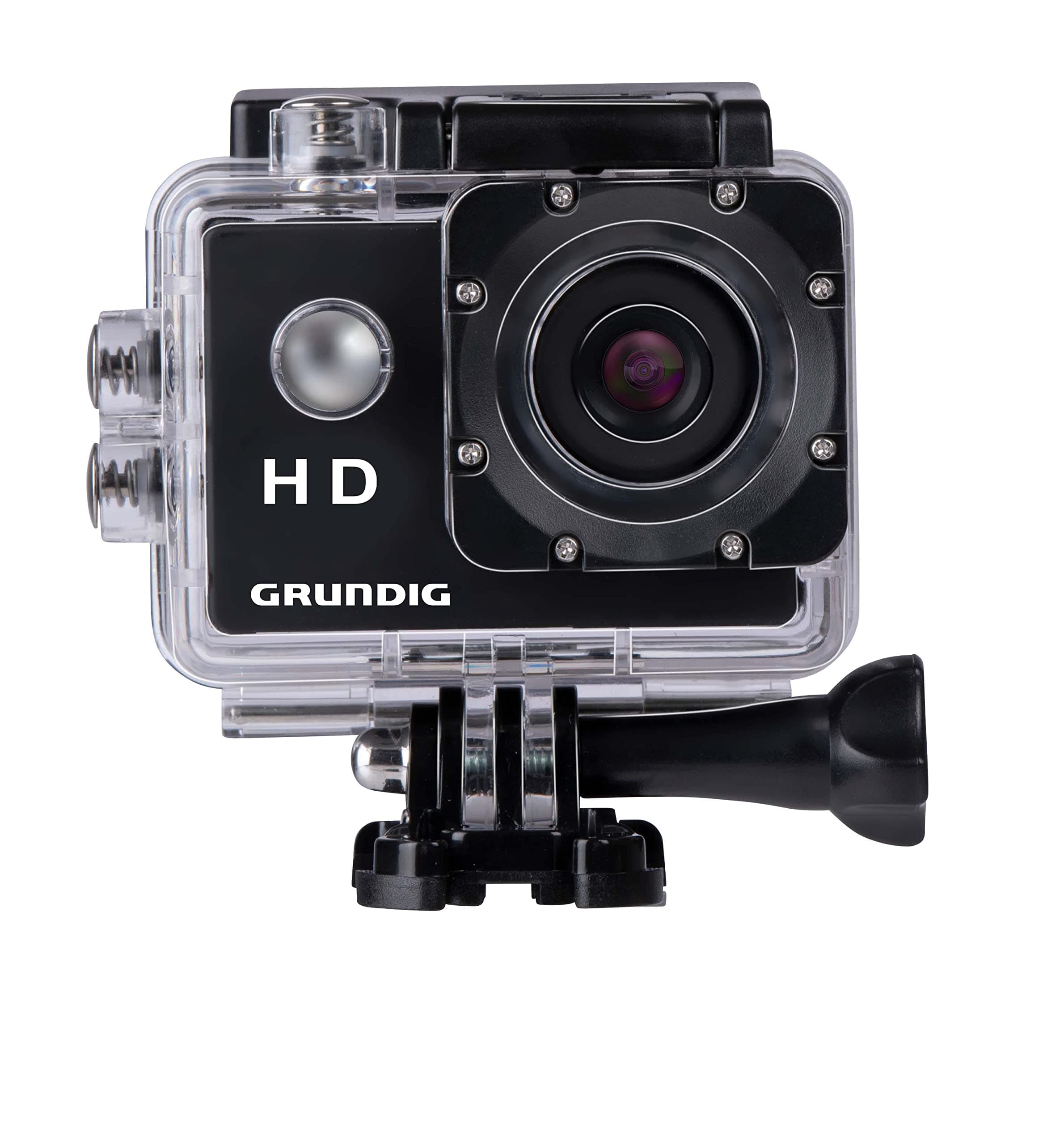Action Camera HD720P Underwater Camera Waterproof up to 30 m 2 Inch LCD Screen Includes Various Accessories Motion Detection Black