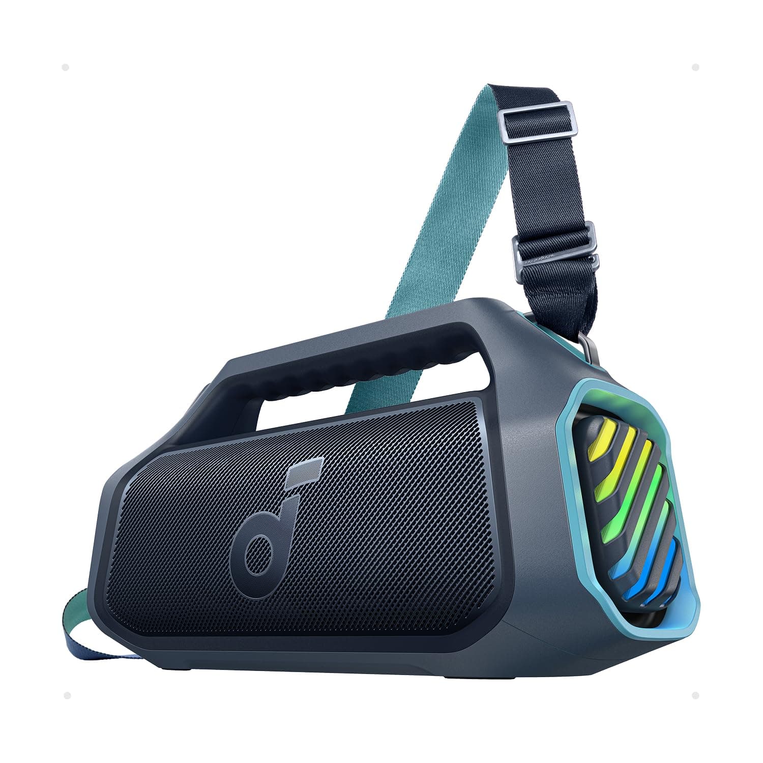 soundcore Anker Boom 2 Plus Outdoor Speaker, Bluetooth Speaker with 140W, 2+2 Channel, BassUp 2.0, 20H, Fast Charge, IPX7 Waterproof, RGB Lights, USB-C, Power Bank, for Camping, Beach, Garden