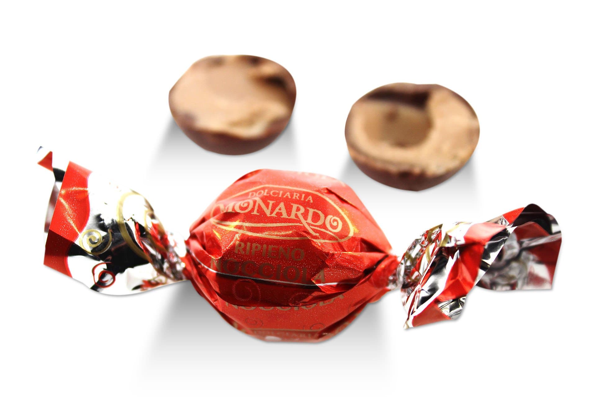 Monardo, Italian Hazelnut Pralines w/ Milk Chocolate (Crema Nocciole Tartufo) (55 pcs)